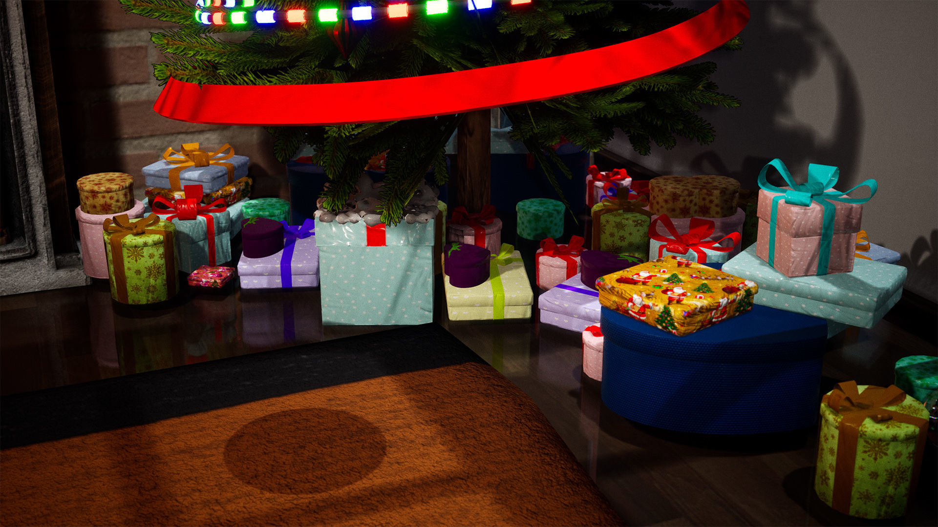 Christmas Package 120 Assets Low-poly 3D model_6