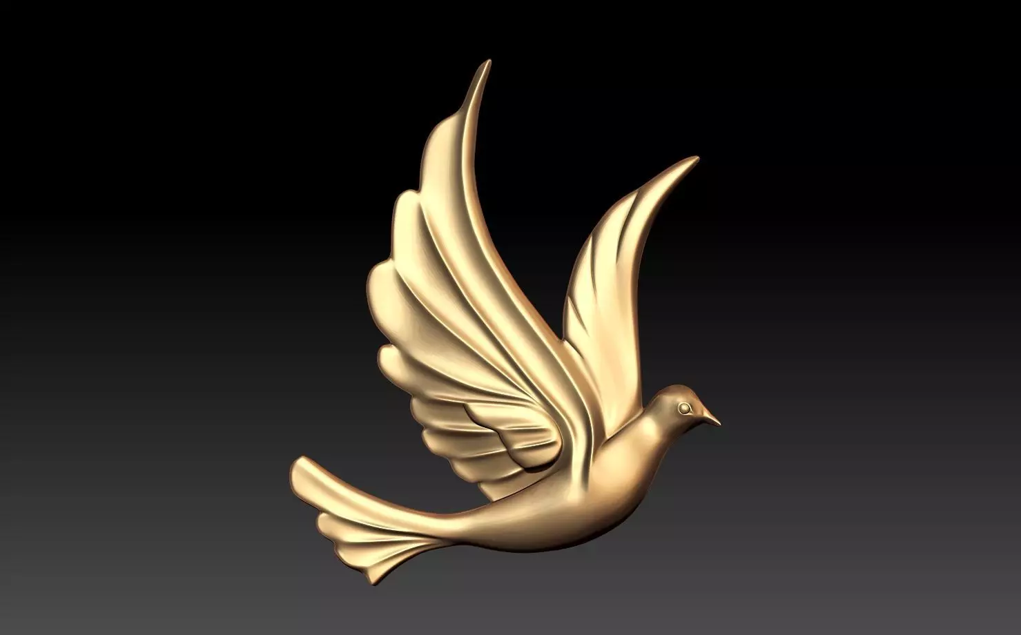 BIRD PENDANT 3D print model_0
