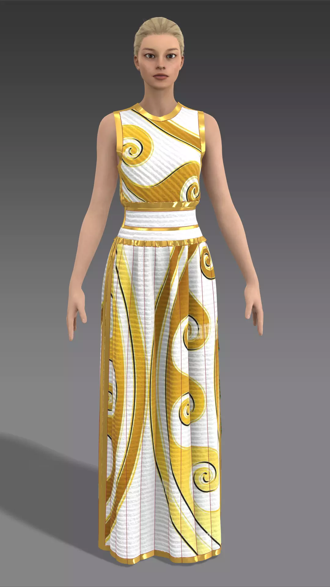 3D model Ancient Greece goddess dress VR / AR / low-poly | CGTrader