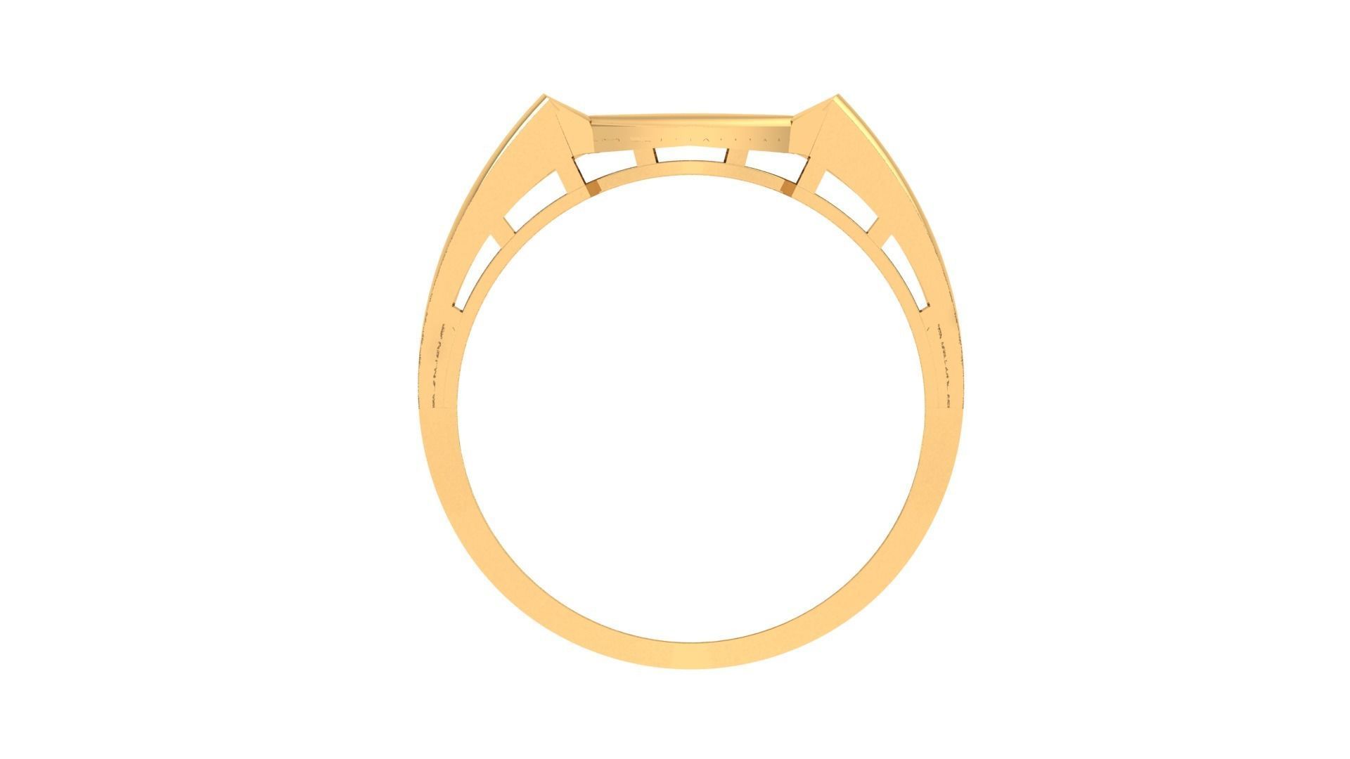 Men Groom Gents Diamond Ring 3dm stl obj mtl 3mf igs 3D print model_8