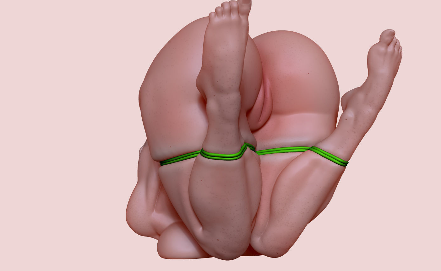 PELIRROJA PORTA LAPIZ     REDHEAD PENCIL HOLDER 3D print model_17