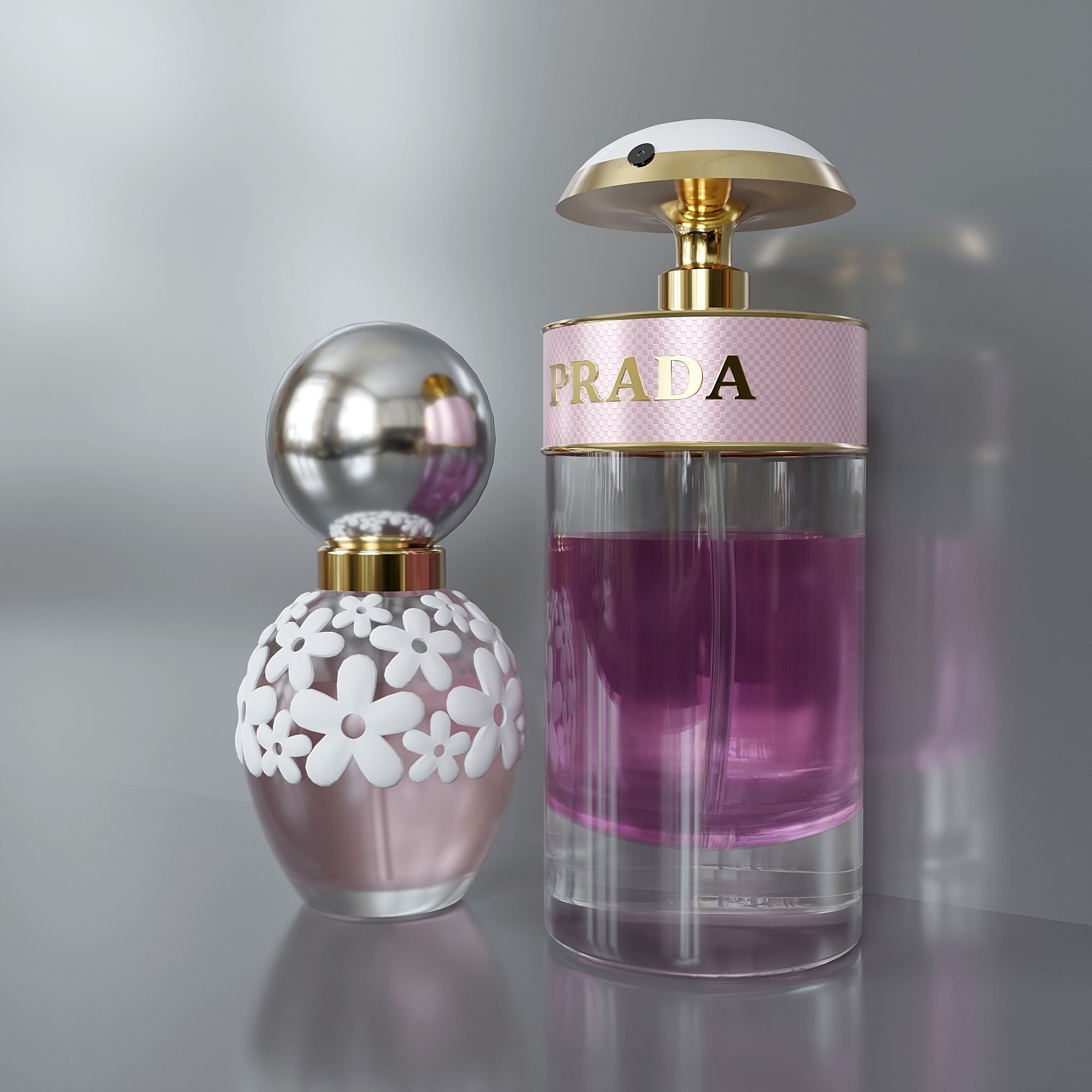 Perfume bottles set 21 3D model_2