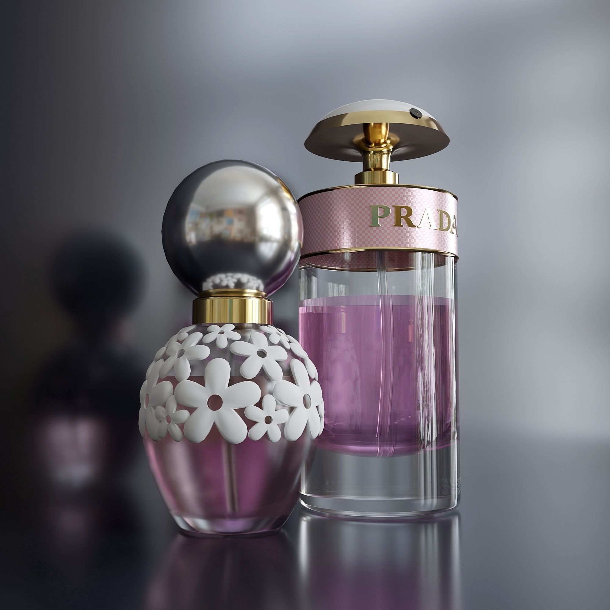 Perfume bottles set 21 3D model_1