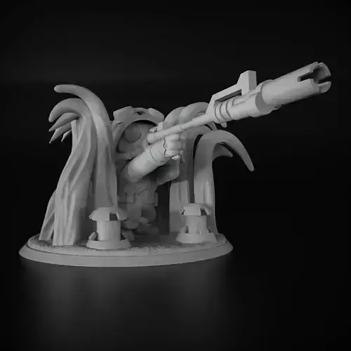 Teemo Omega squad Figure statue