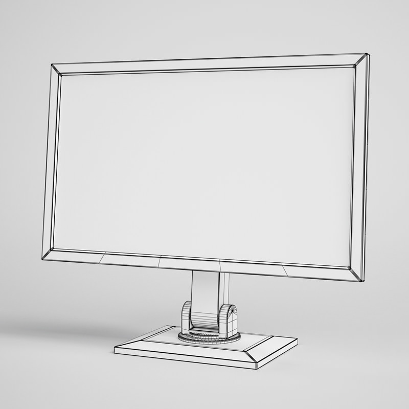 Monitor 24 3D model_3