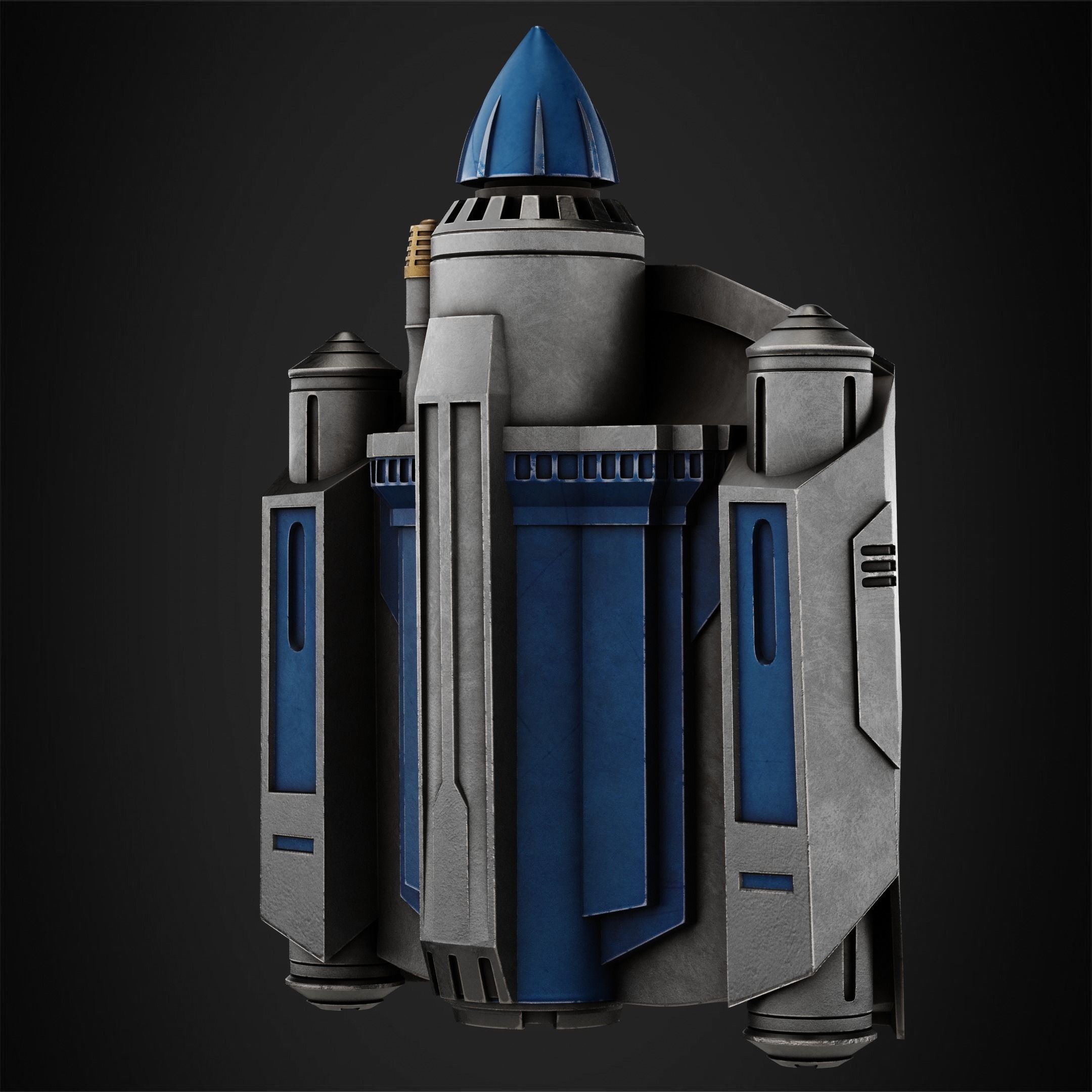 The Mandalorian Bo-Katan Jetpack for Cosplay 3D print model_3