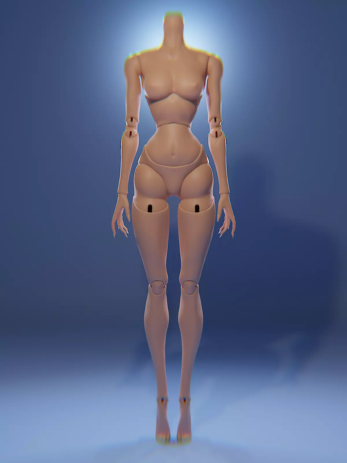 Venus BJD Body 3D print model_0