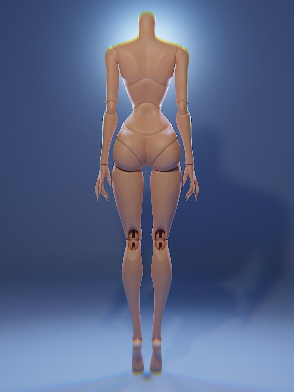 Venus BJD Body 3D print model_2