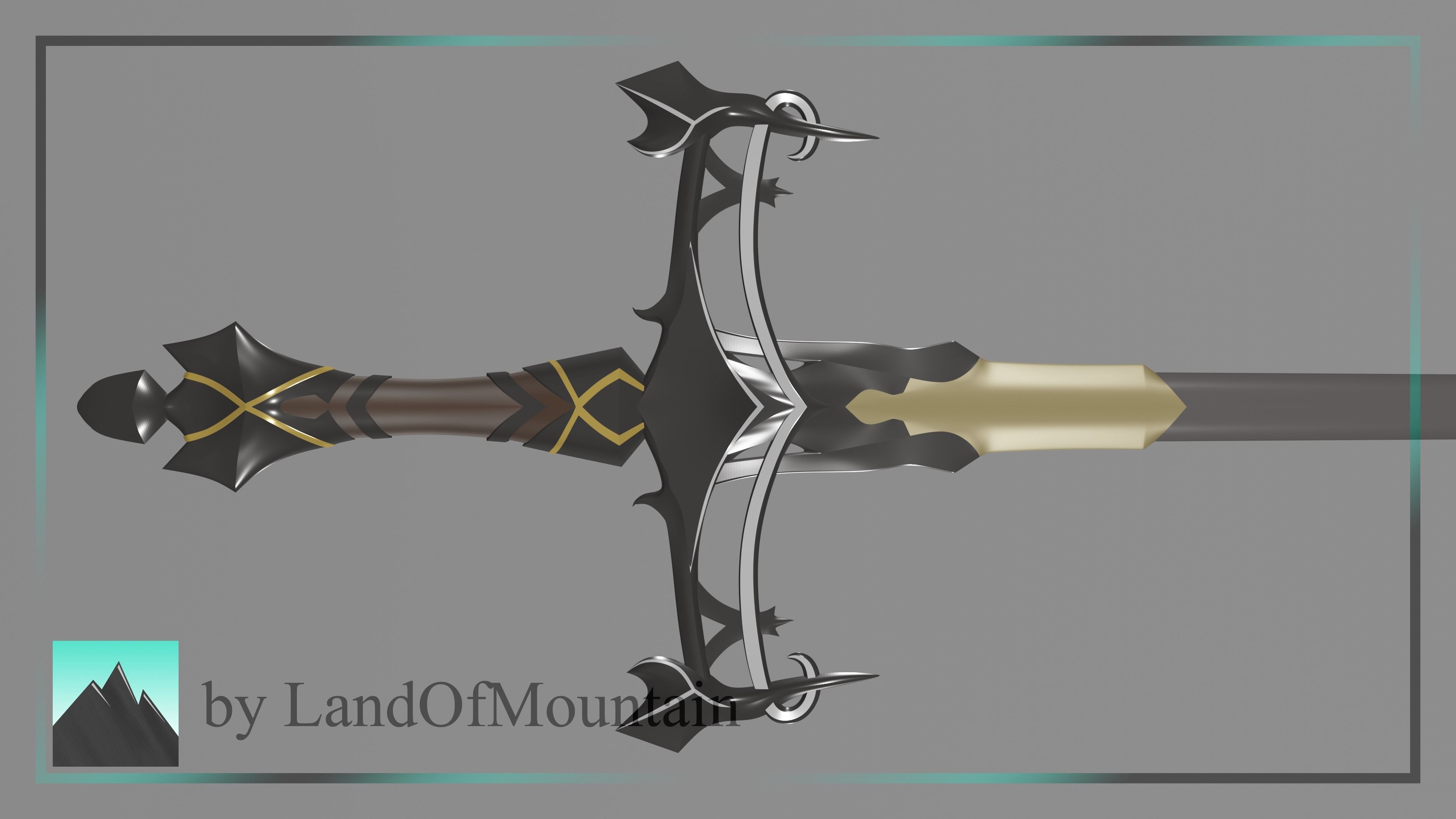 Final Fantasy XVI - Benedikta Sword 3D print model_5