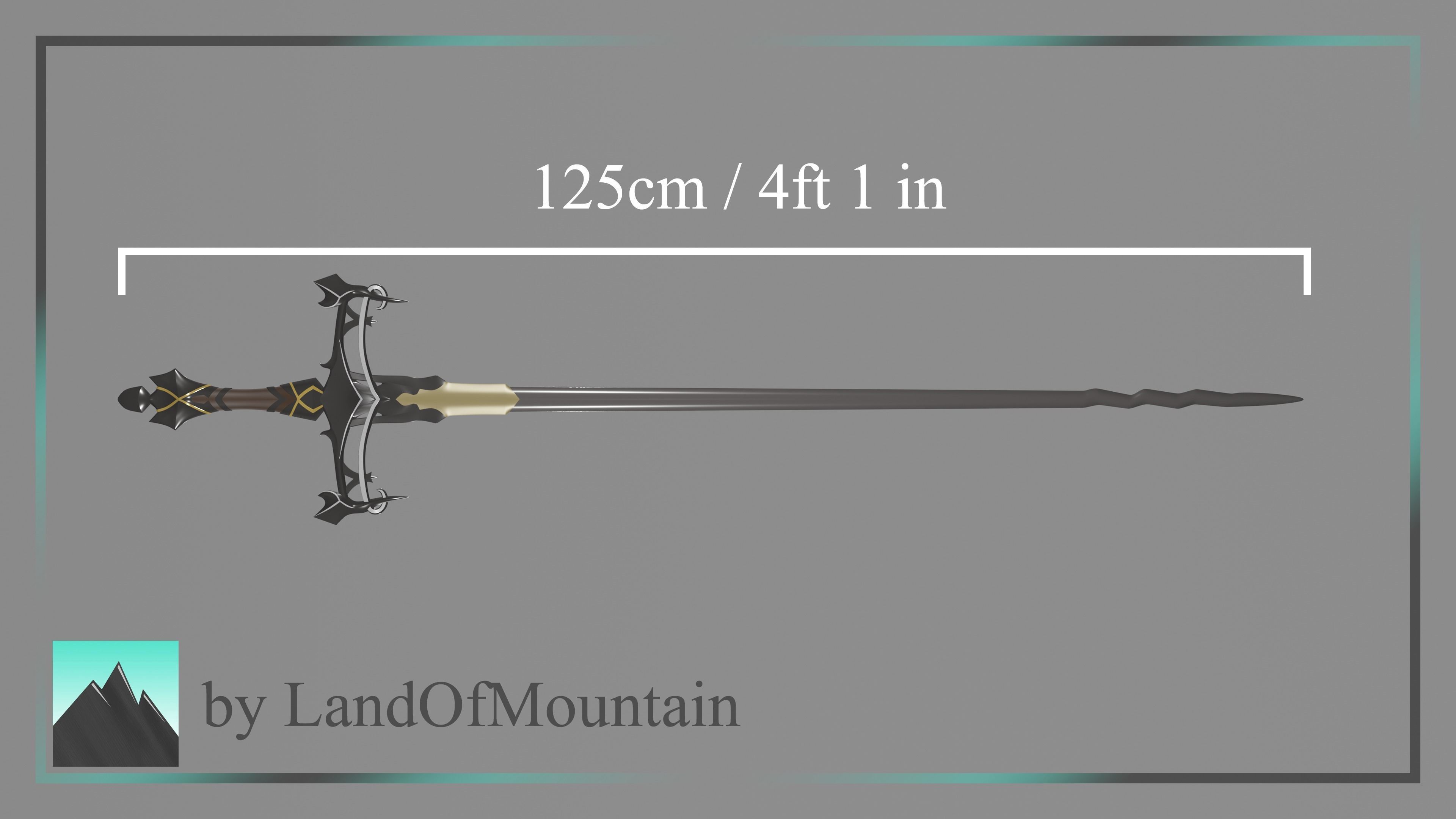 Final Fantasy XVI - Benedikta Sword 3D print model_1