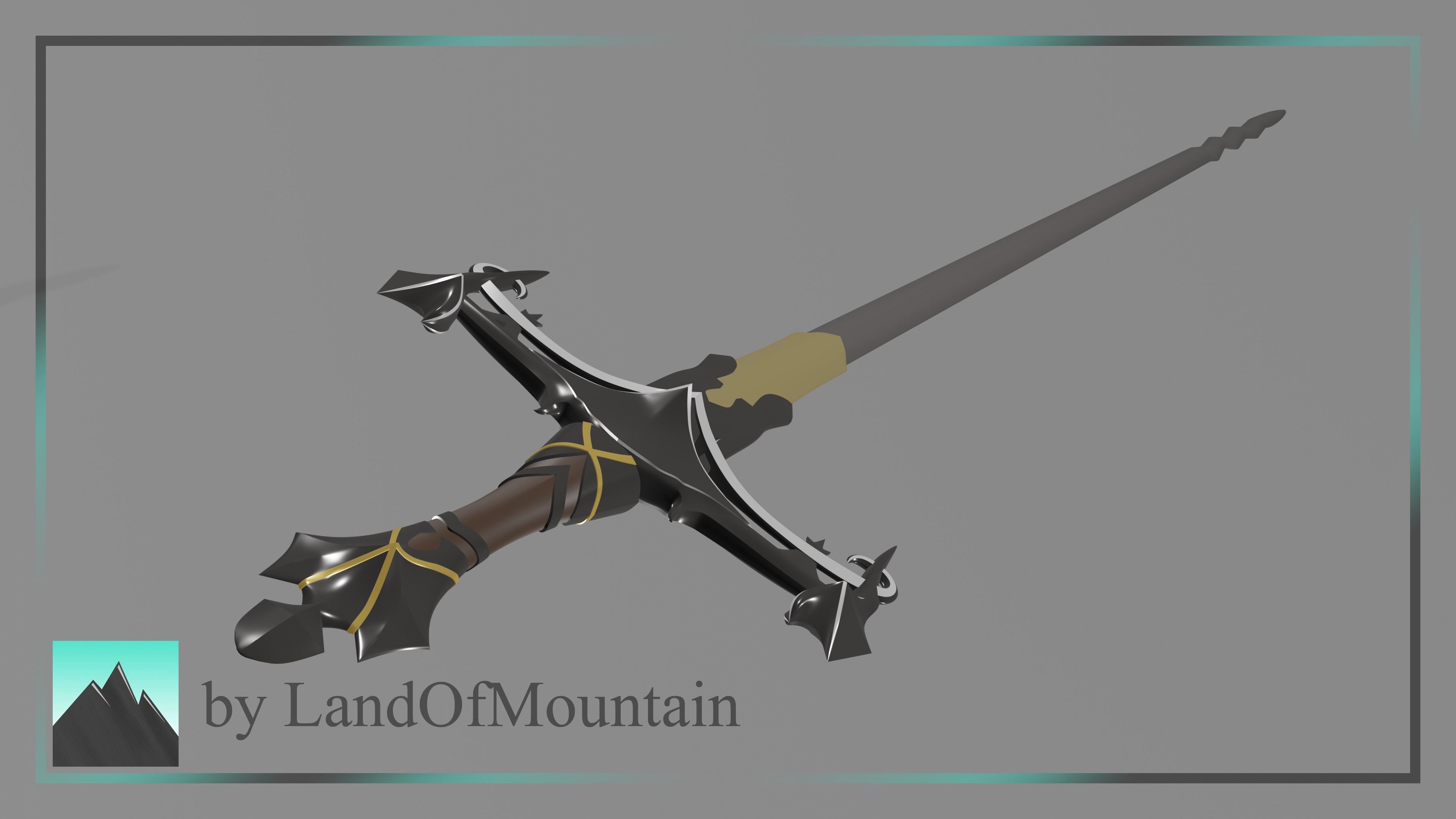 Final Fantasy XVI - Benedikta Sword 3D print model_3