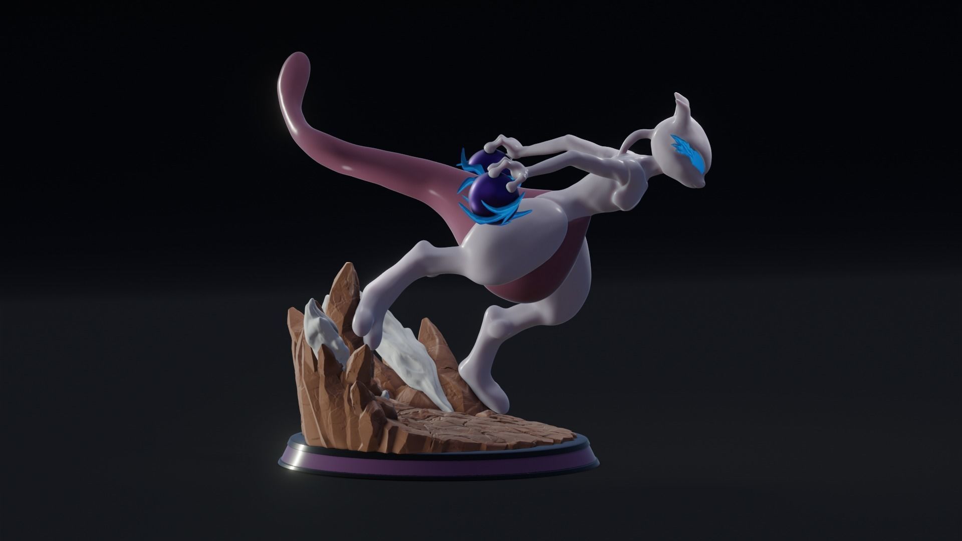 MEWTWO - FANART 3D print model_6