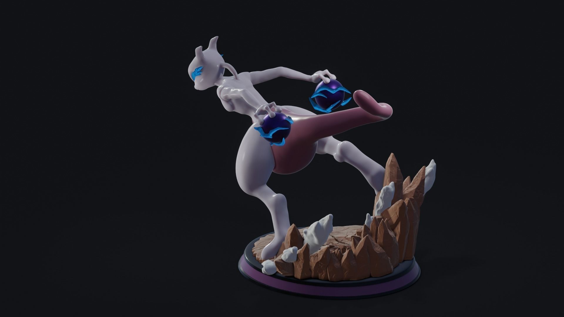 MEWTWO - FANART 3D print model_5
