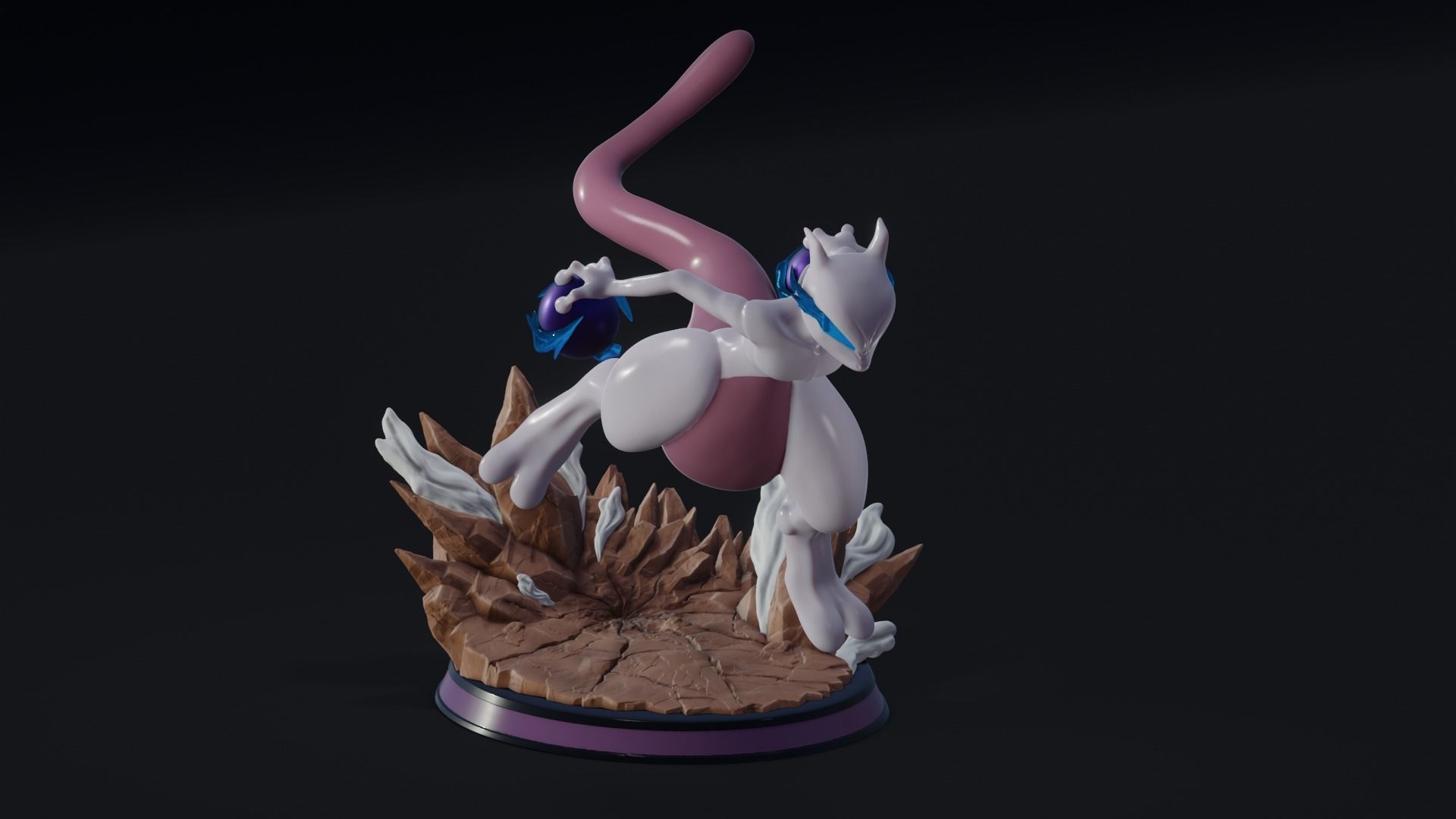 MEWTWO - FANART 3D print model_2