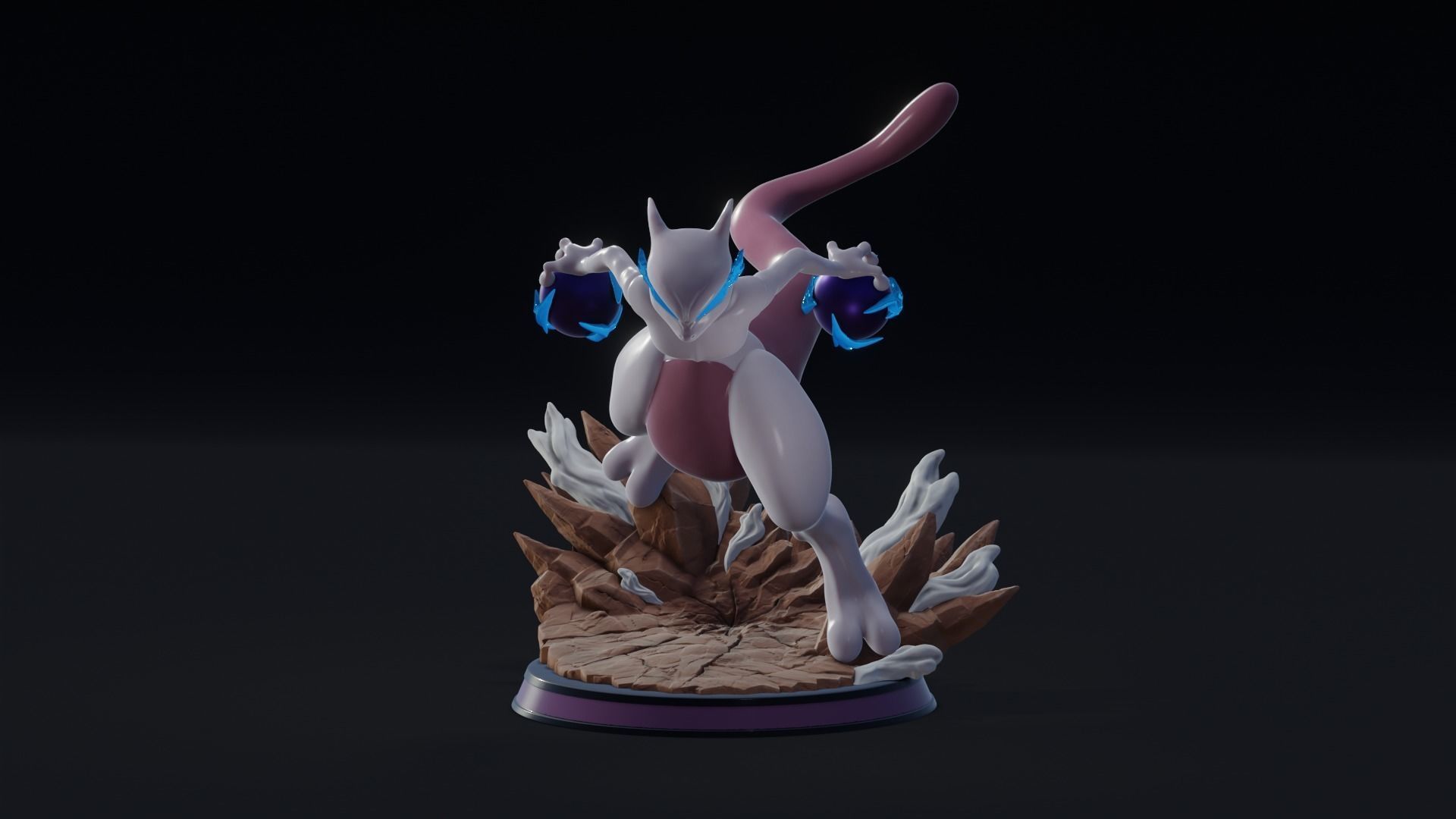 MEWTWO - FANART 3D print model_3
