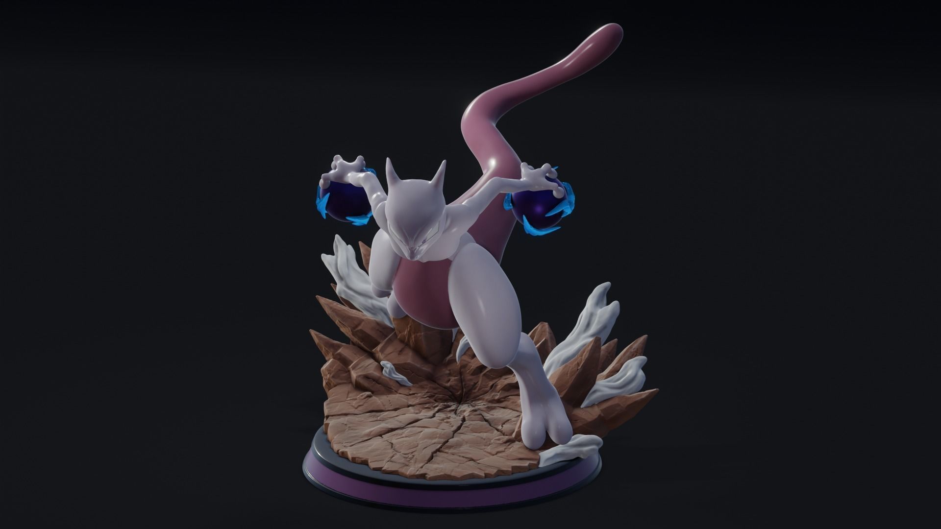 MEWTWO - FANART 3D print model_1