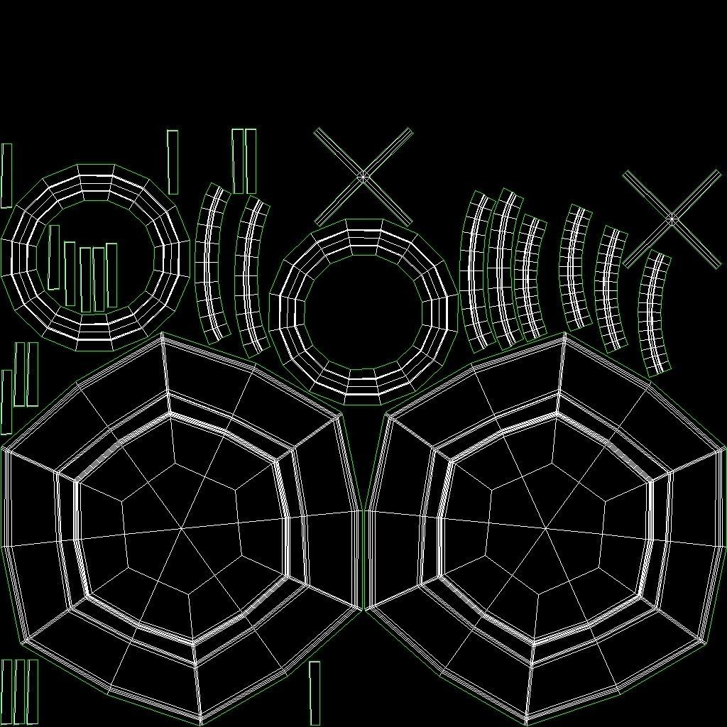 Game Coin Icon Symbol v13 Low-poly 3D model_10