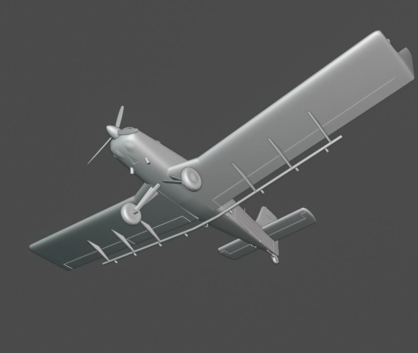 EMBRAER IPANEMA 203 3D print model_2