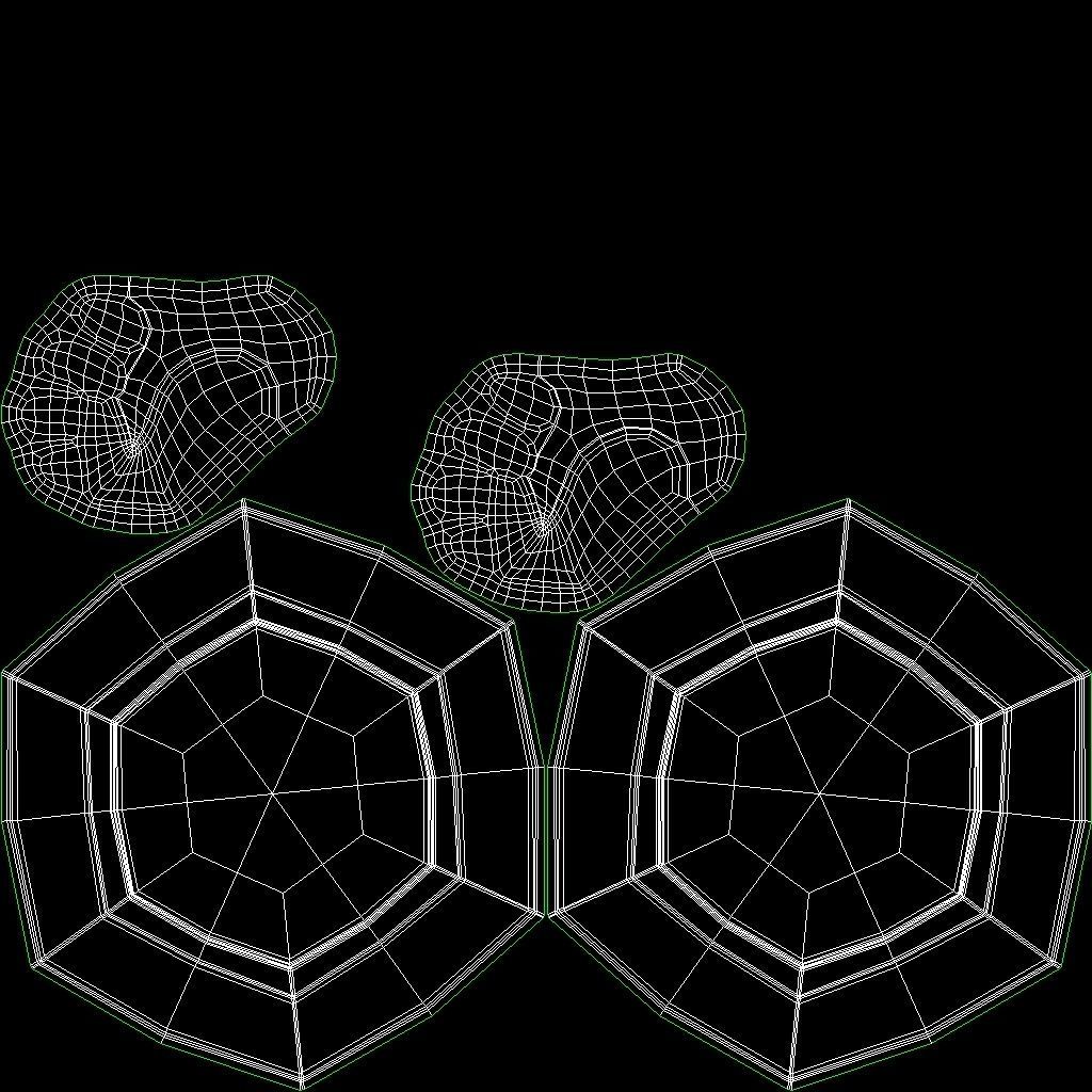 Game Coin Icon Symbol v14 Low-poly 3D model_10