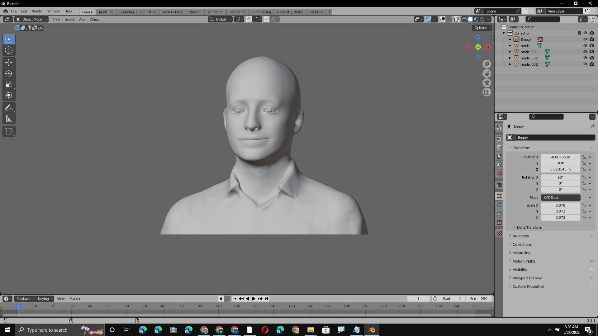 3D Head Sculpting Bringing Imagination to Life 3D print model_1