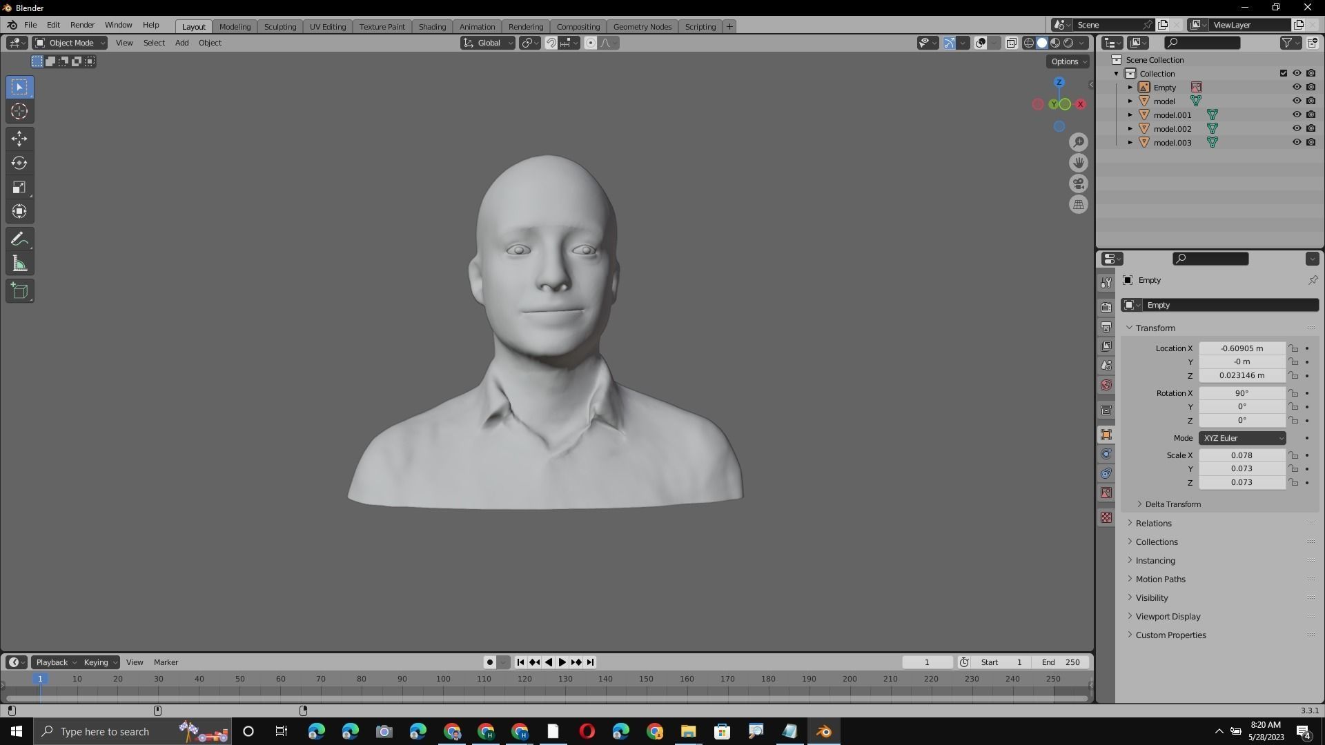 3D Head Sculpting Bringing Imagination to Life 3D print model_2
