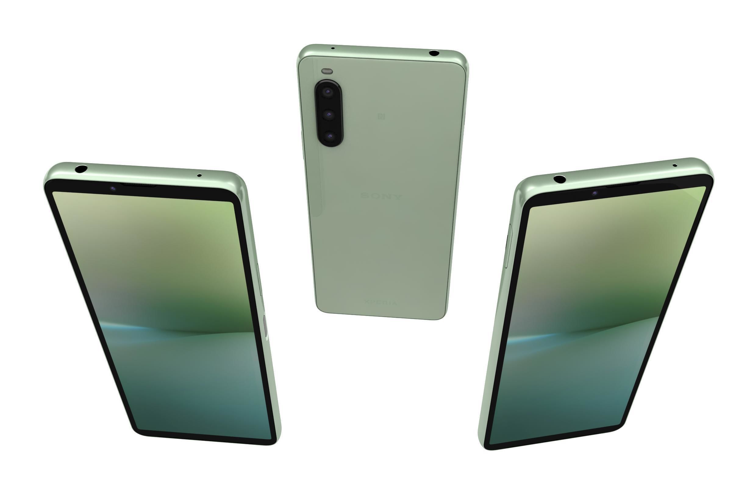 Sony Xperia 10 V All Colors Low-poly 3D model_26