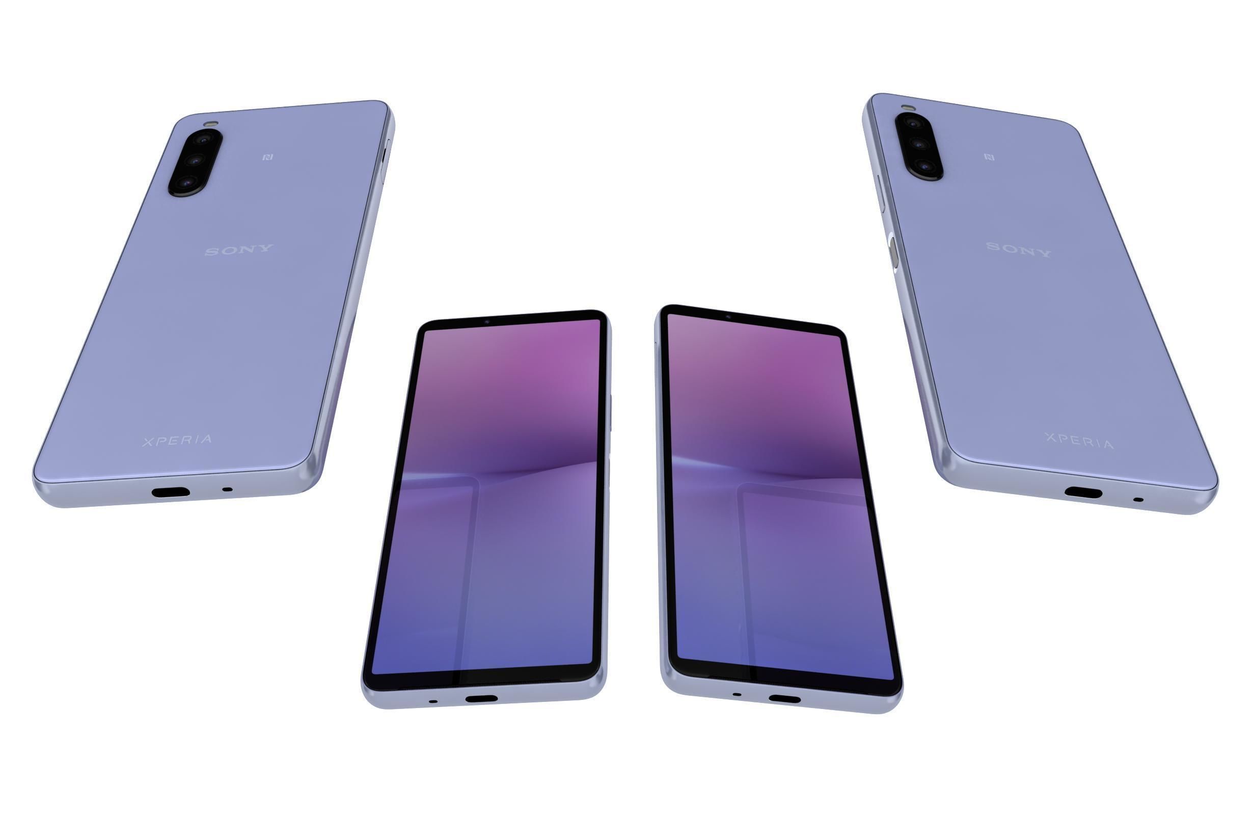 Sony Xperia 10 V All Colors Low-poly 3D model_18