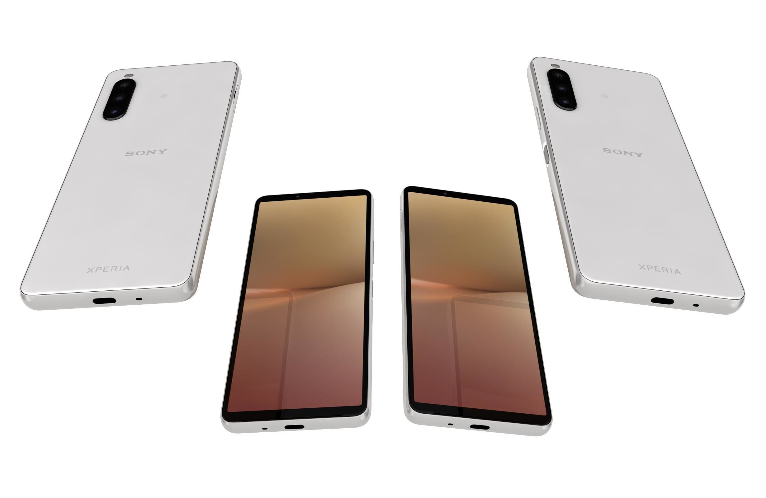 Sony Xperia 10 V All Colors Low-poly 3D model_42