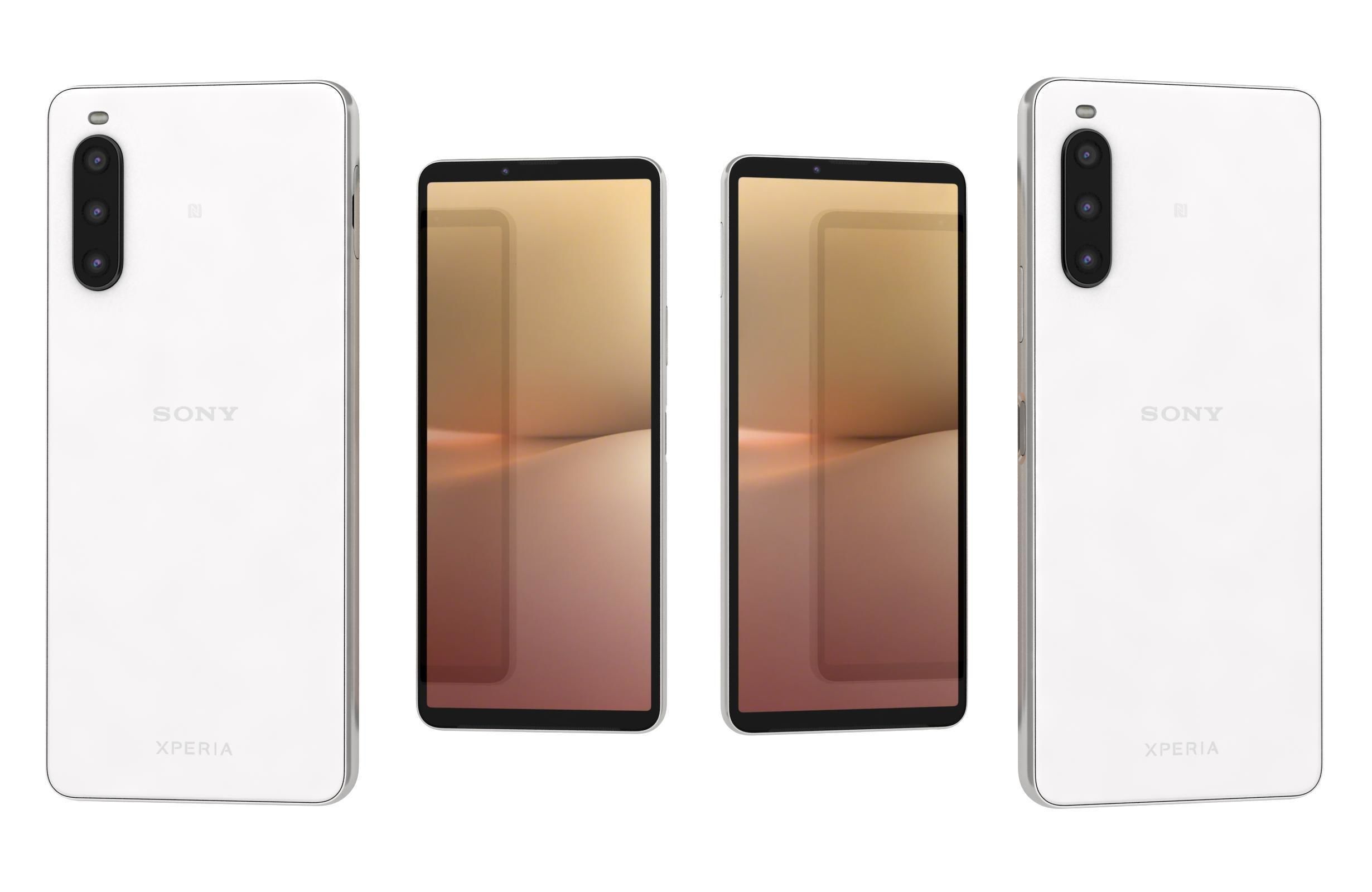 Sony Xperia 10 V All Colors Low-poly 3D model_40