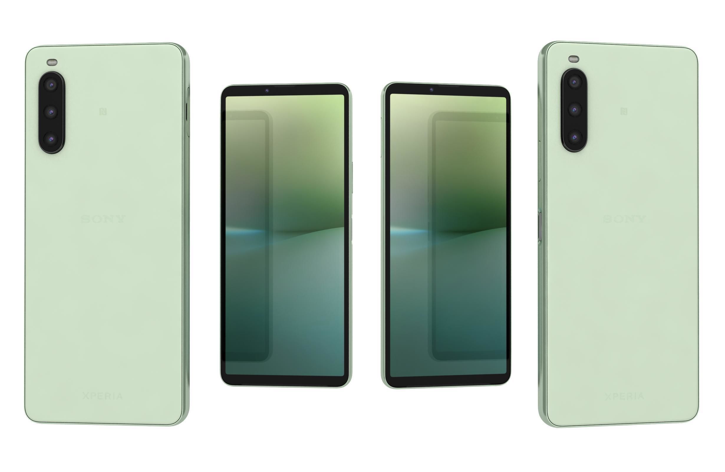 Sony Xperia 10 V All Colors Low-poly 3D model_28
