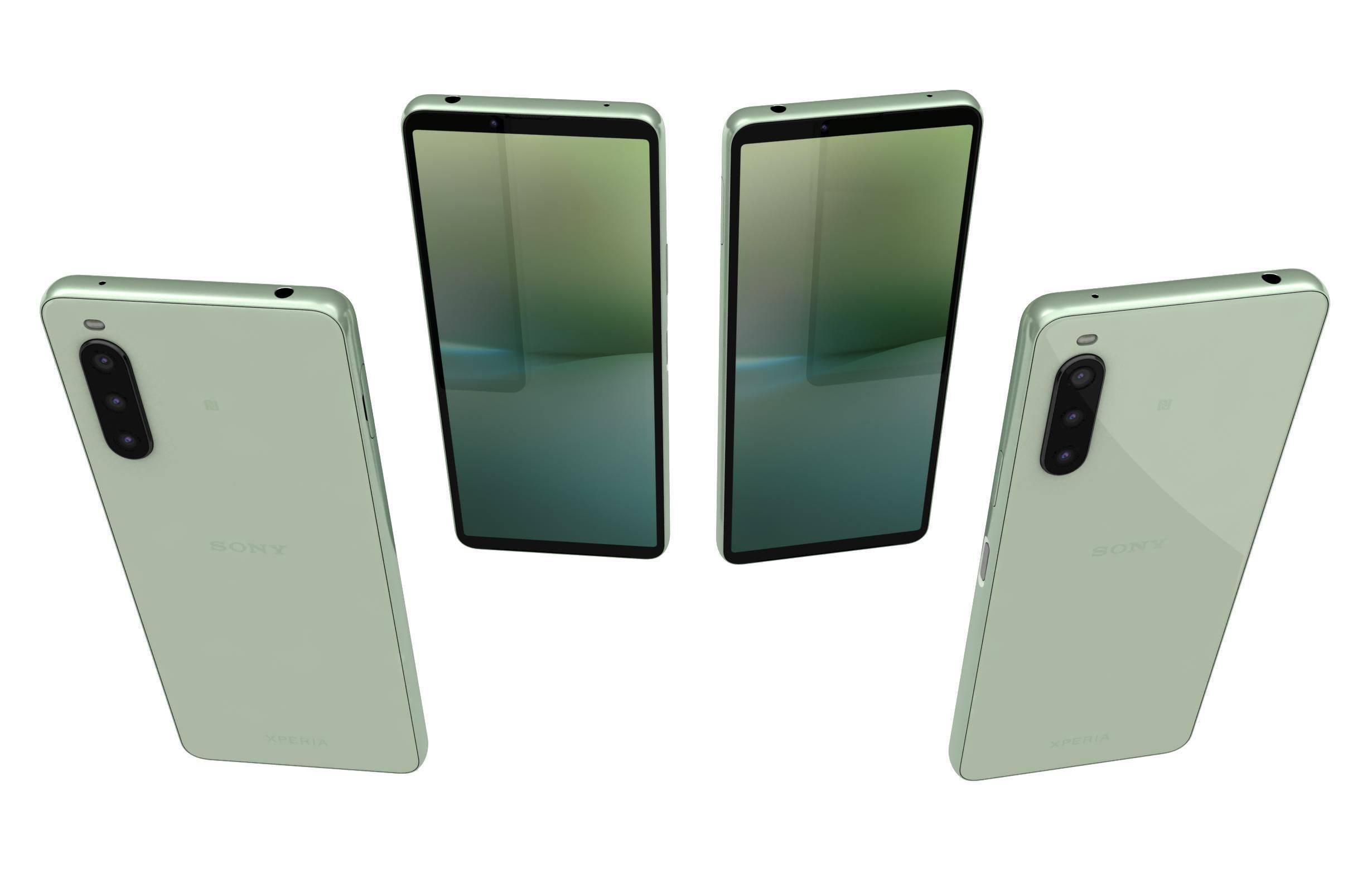 Sony Xperia 10 V All Colors Low-poly 3D model_29