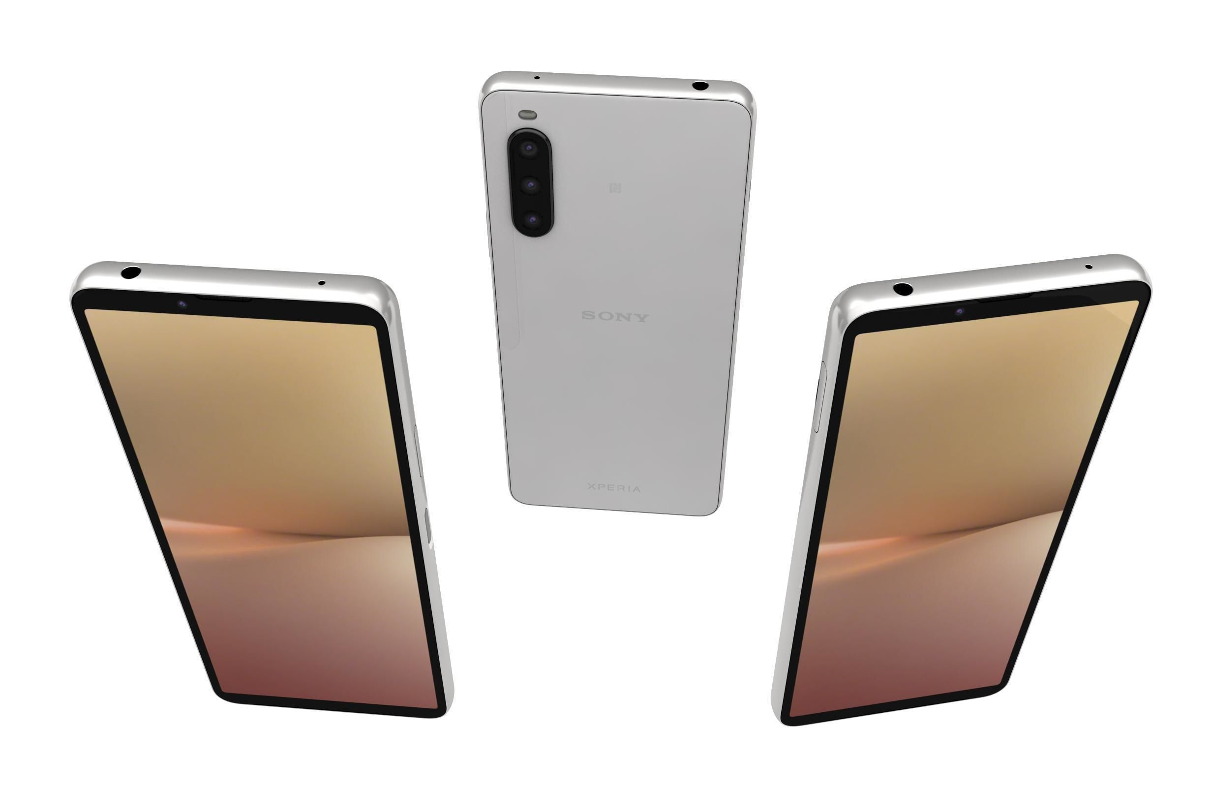 Sony Xperia 10 V All Colors Low-poly 3D model_38
