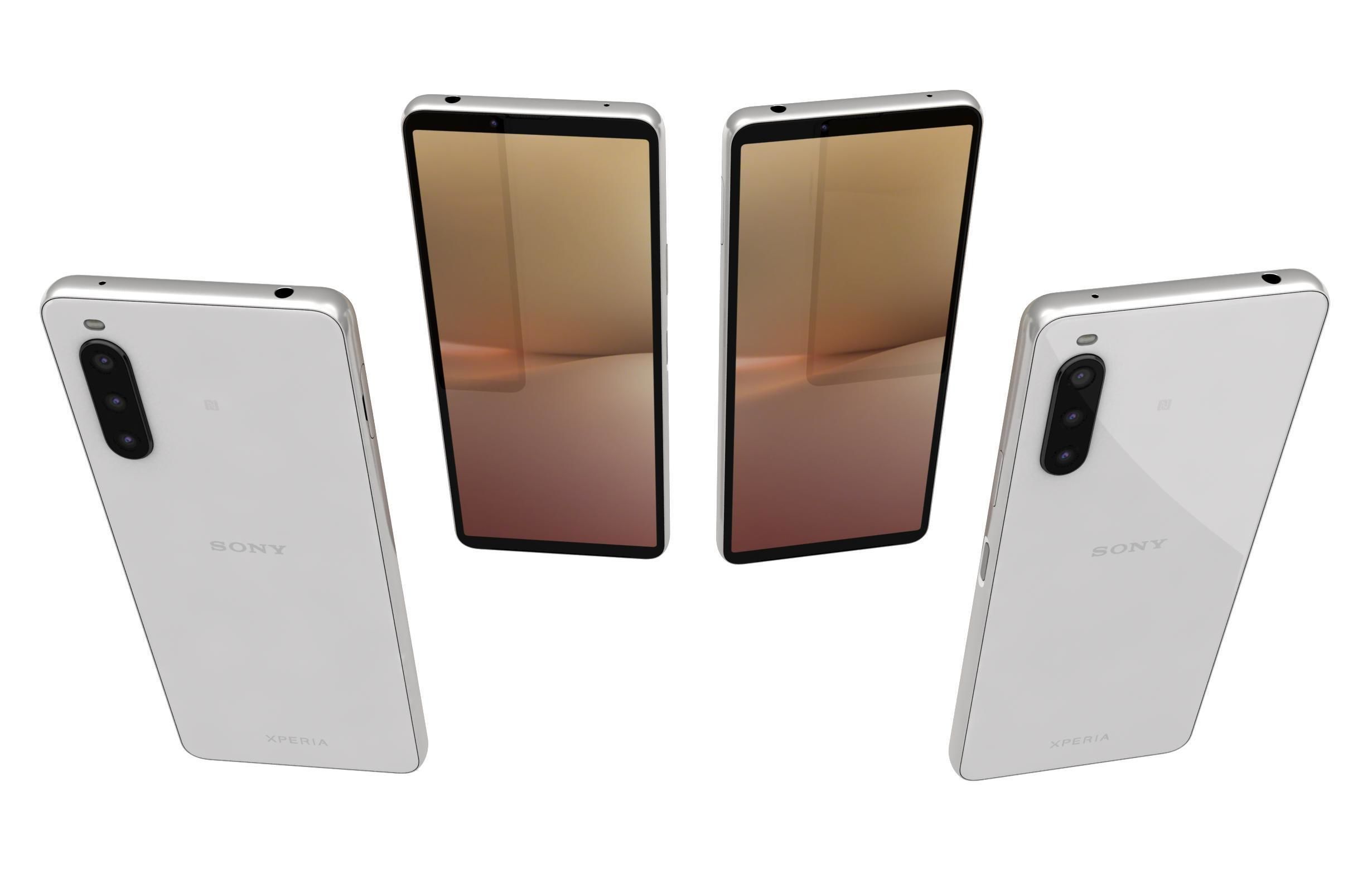 Sony Xperia 10 V All Colors Low-poly 3D model_41