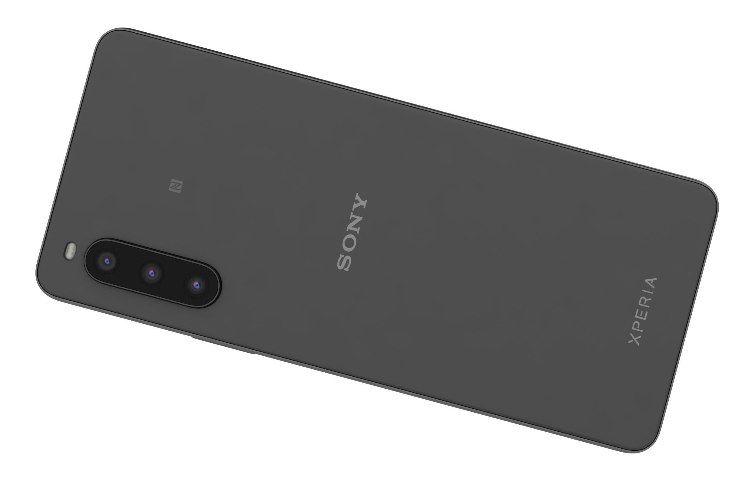 Sony Xperia 10 V All Colors Low-poly 3D model_12