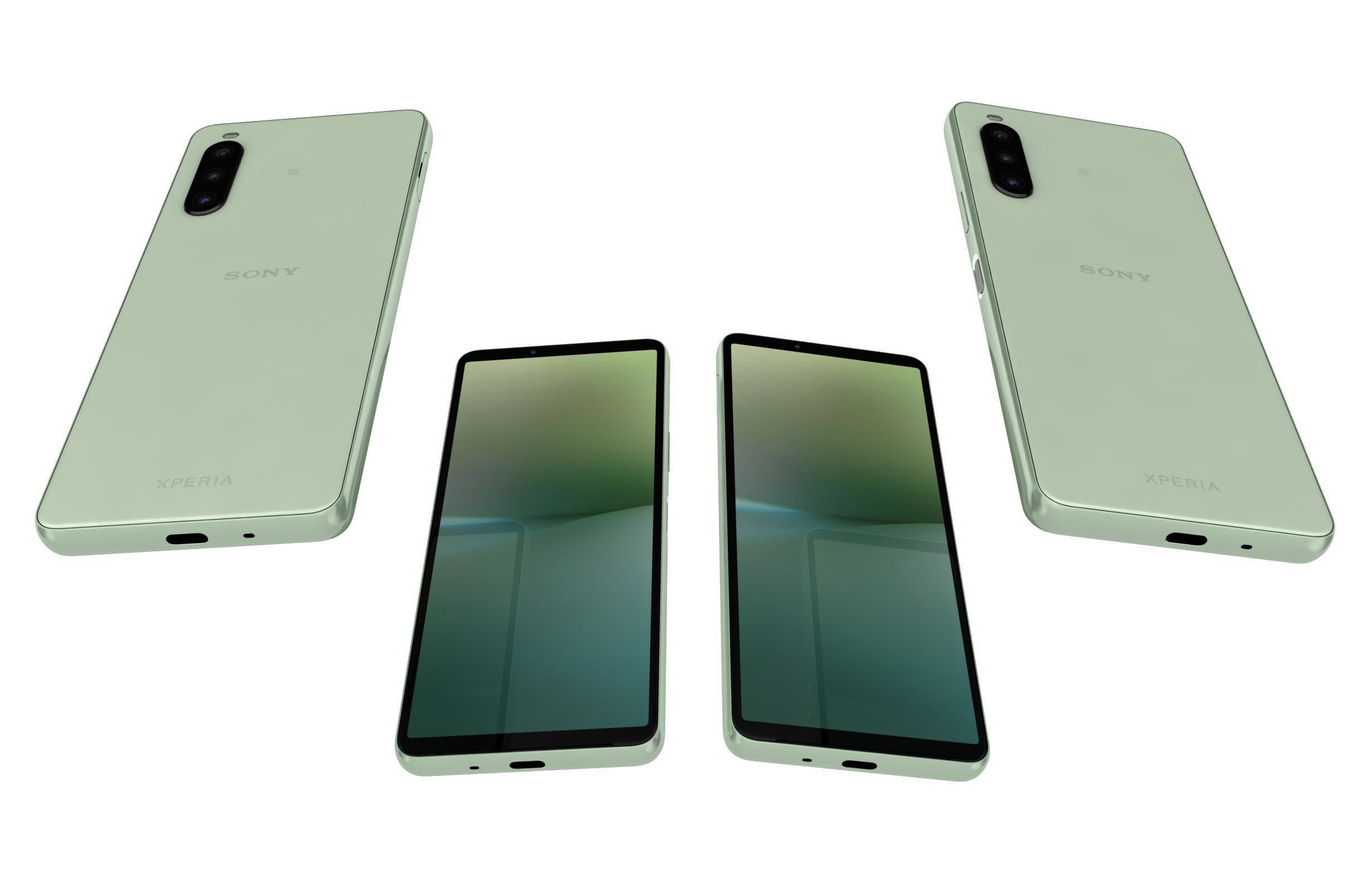 Sony Xperia 10 V All Colors Low-poly 3D model_30