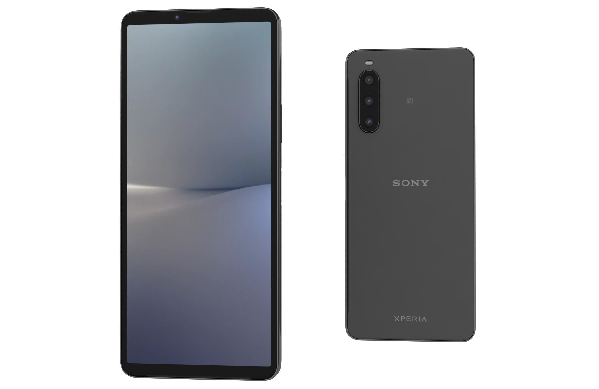 Sony Xperia 10 V All Colors Low-poly 3D model_7
