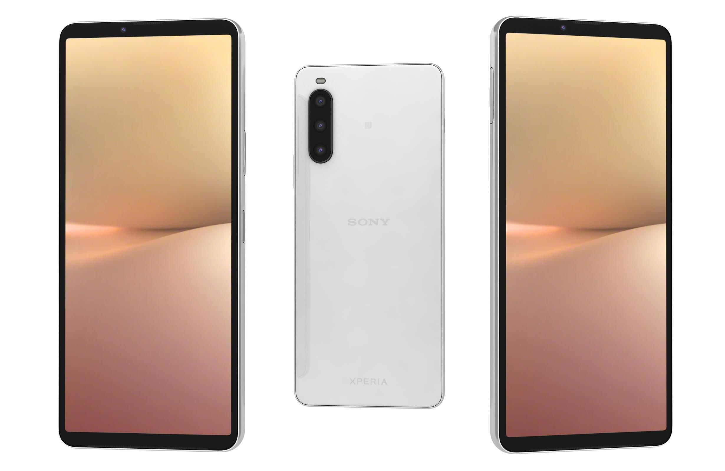Sony Xperia 10 V All Colors Low-poly 3D model_37