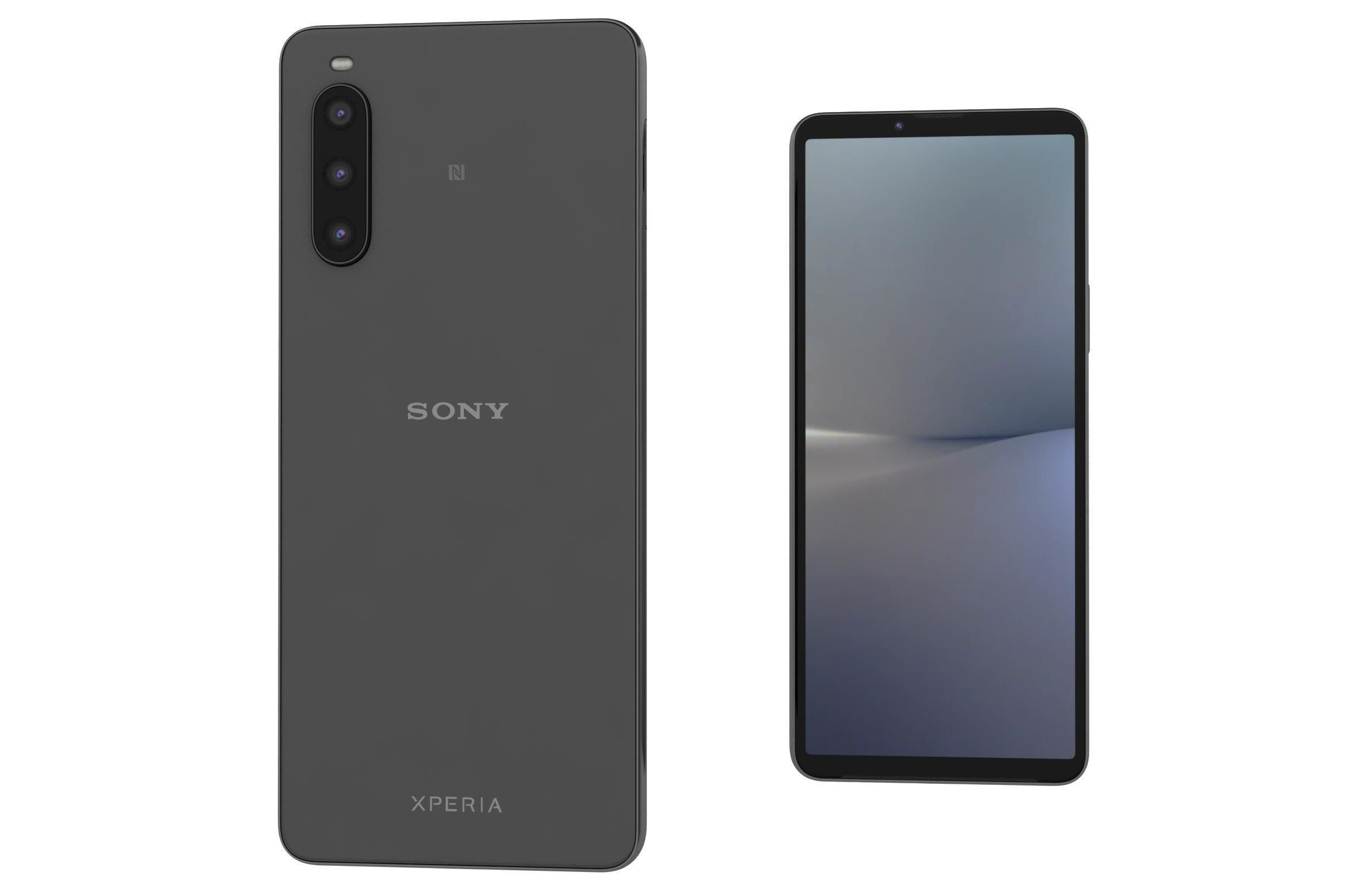 Sony Xperia 10 V All Colors Low-poly 3D model_8