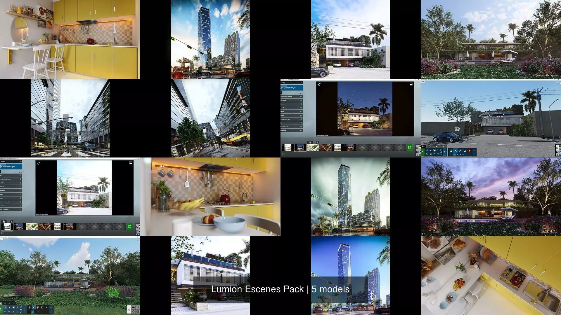 Lumion Escenes Pack 3D Model Collection_1