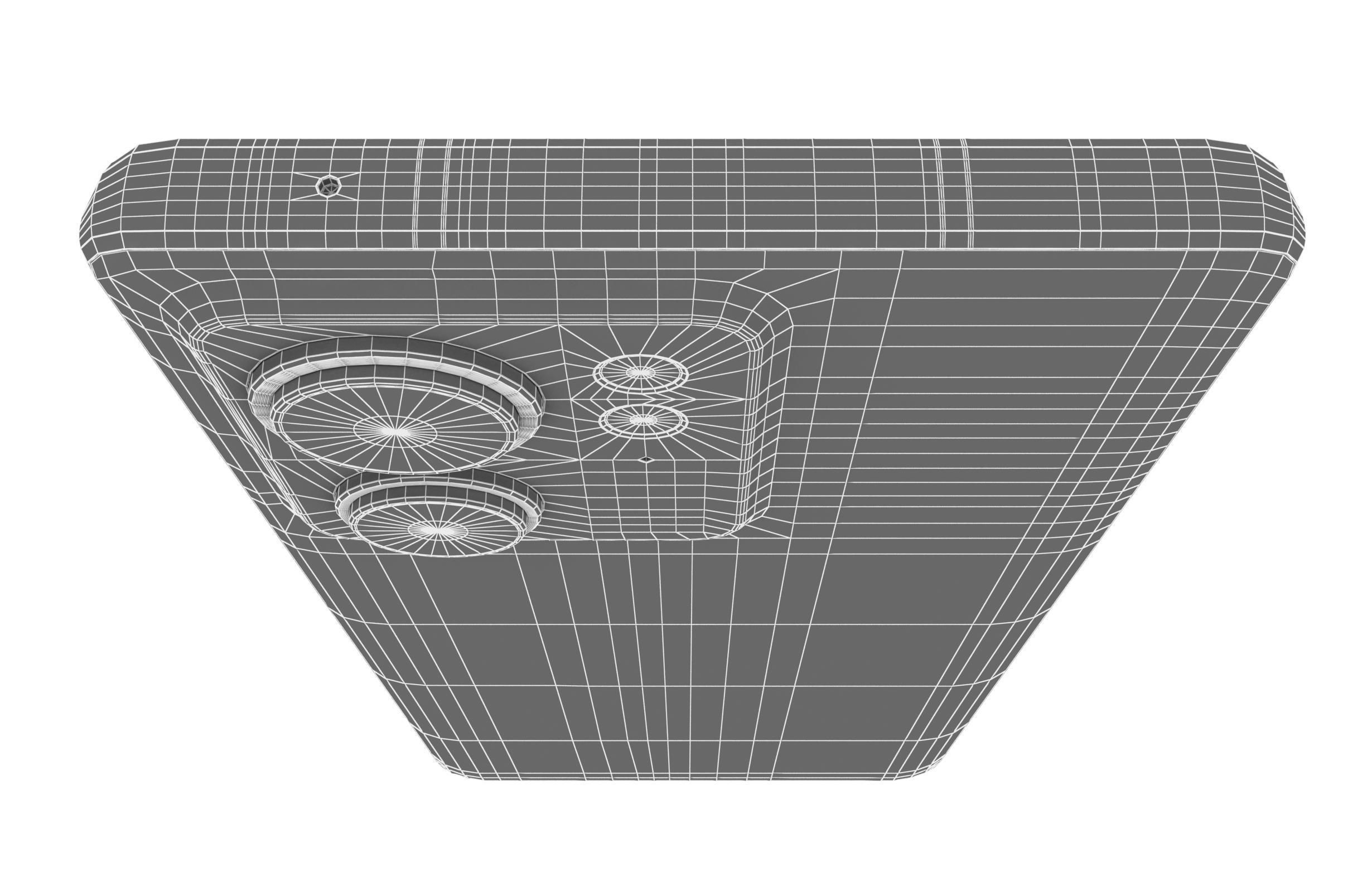 Motorola Edge 40 Blue Low-poly 3D model_24