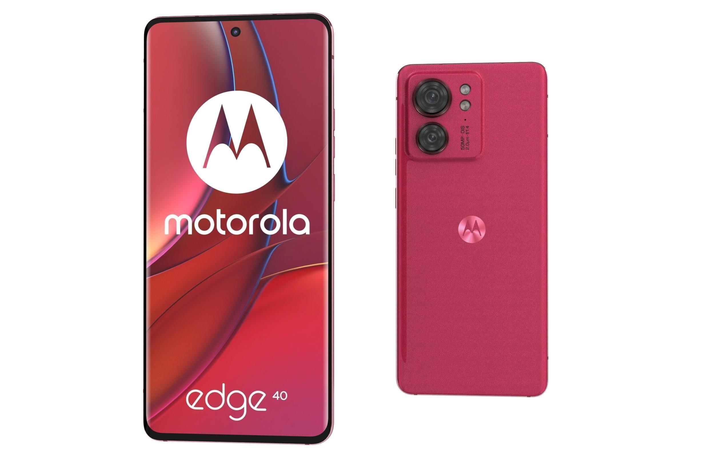 Motorola Edge 40 All Colors Low-poly 3D model_10
