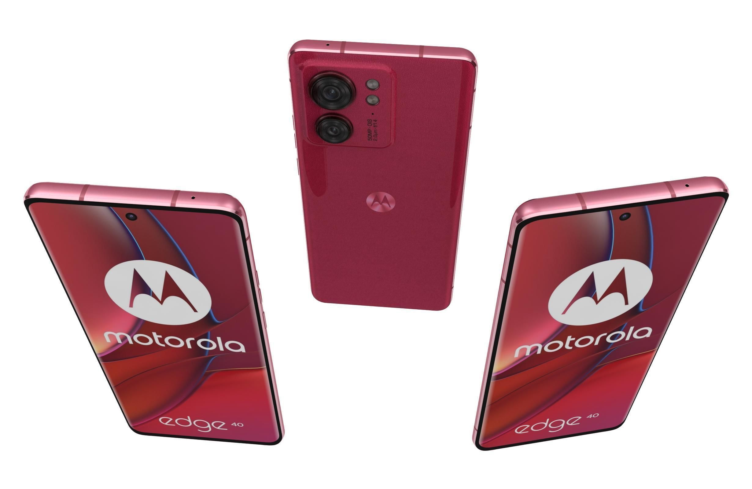 Motorola Edge 40 All Colors Low-poly 3D model_6