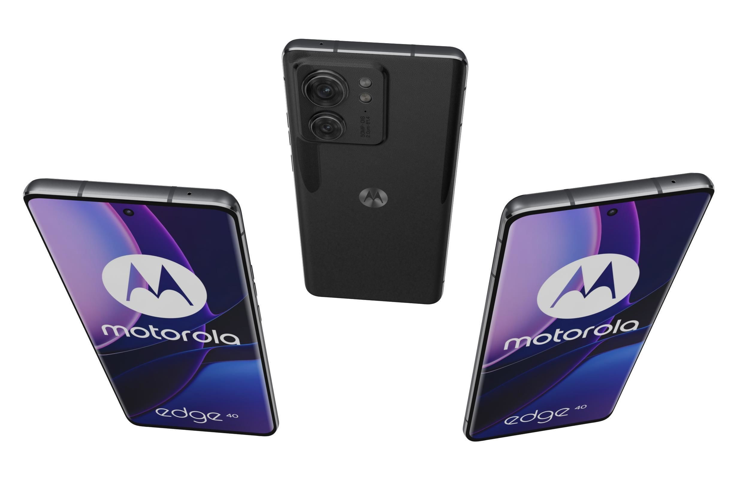 Motorola Edge 40 All Colors Low-poly 3D model_17