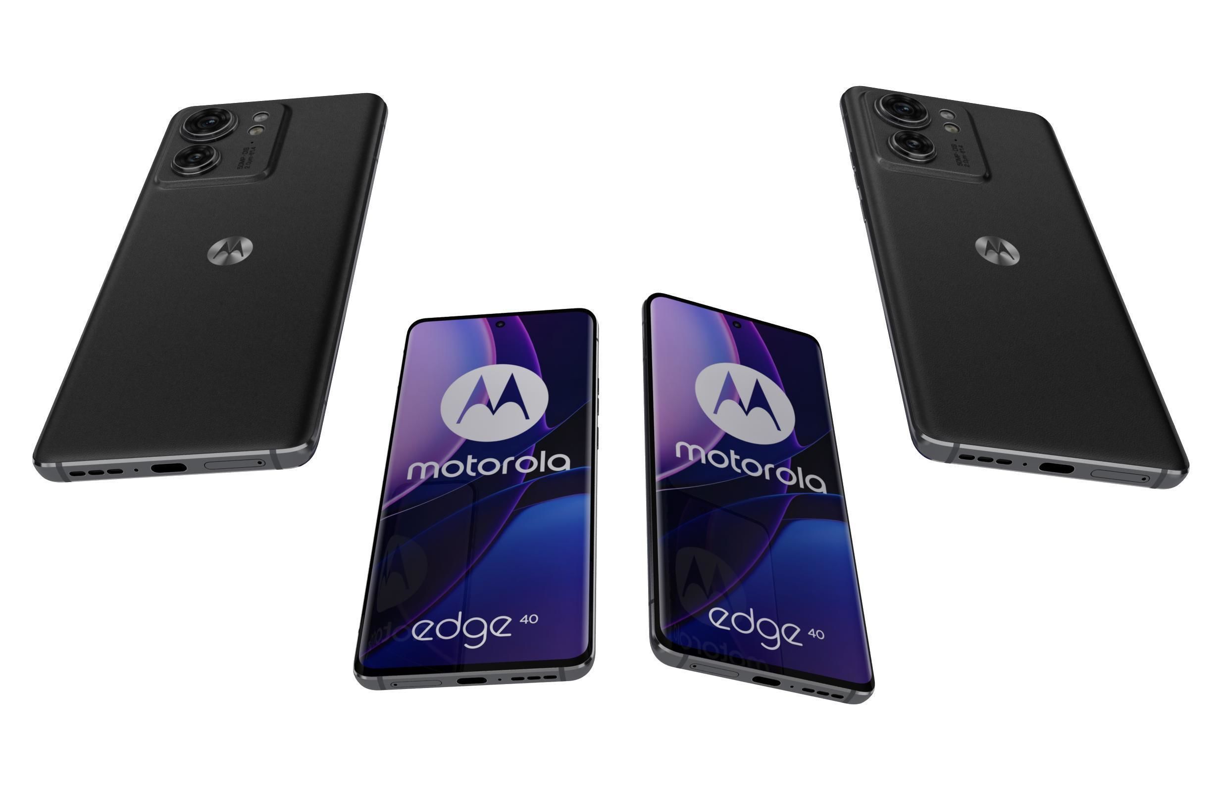 Motorola Edge 40 All Colors Low-poly 3D model_20
