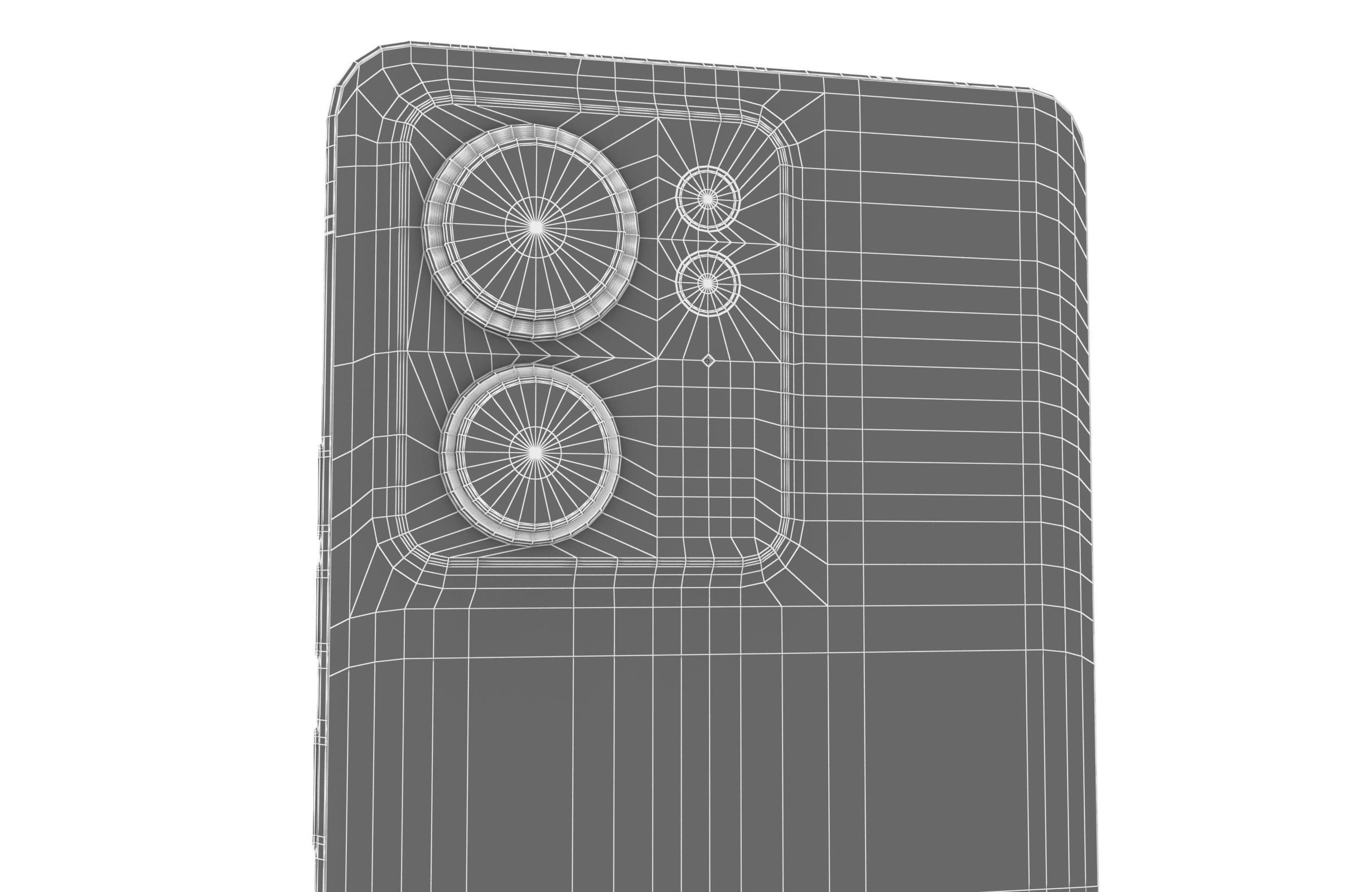 Motorola Edge 40 All Colors Low-poly 3D model_53