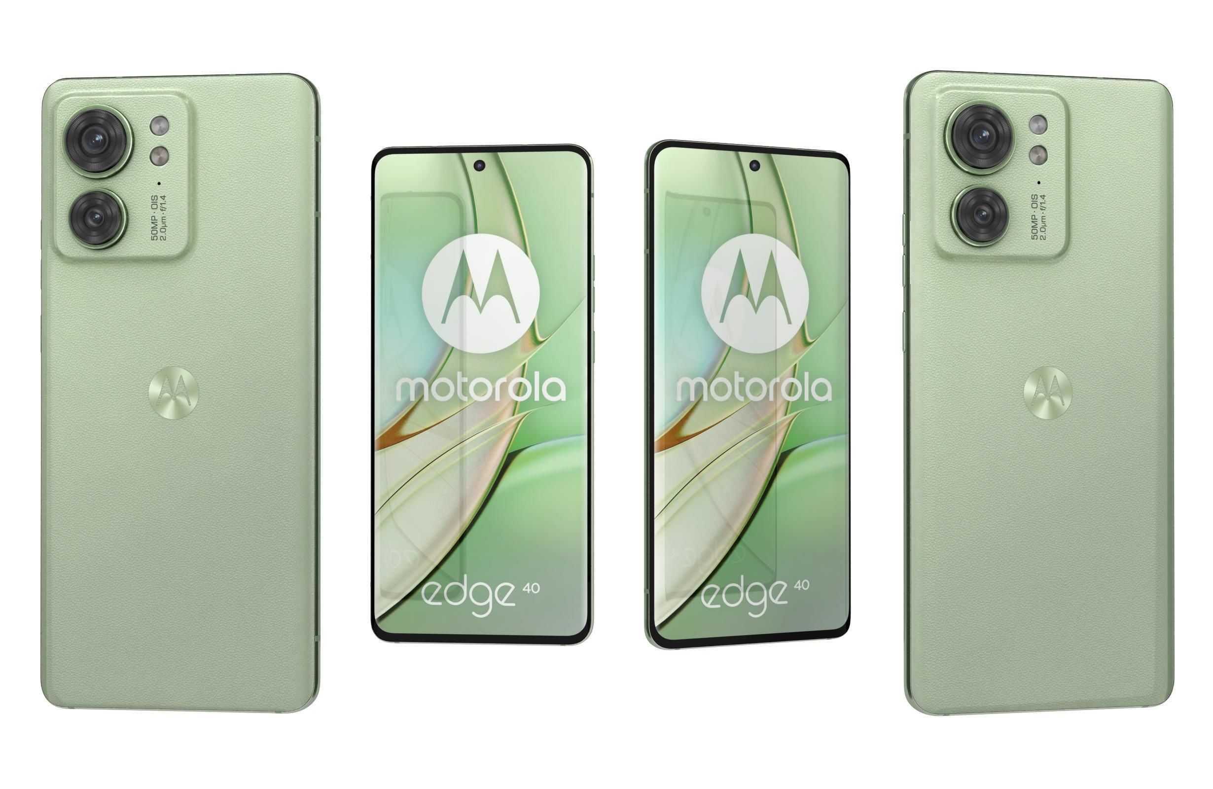 Motorola Edge 40 All Colors Low-poly 3D model_4