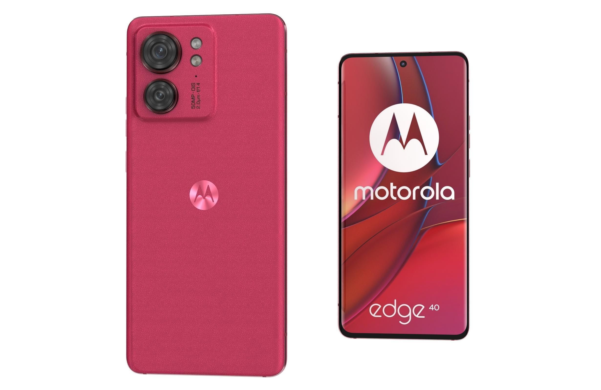 Motorola Edge 40 All Colors Low-poly 3D model_11