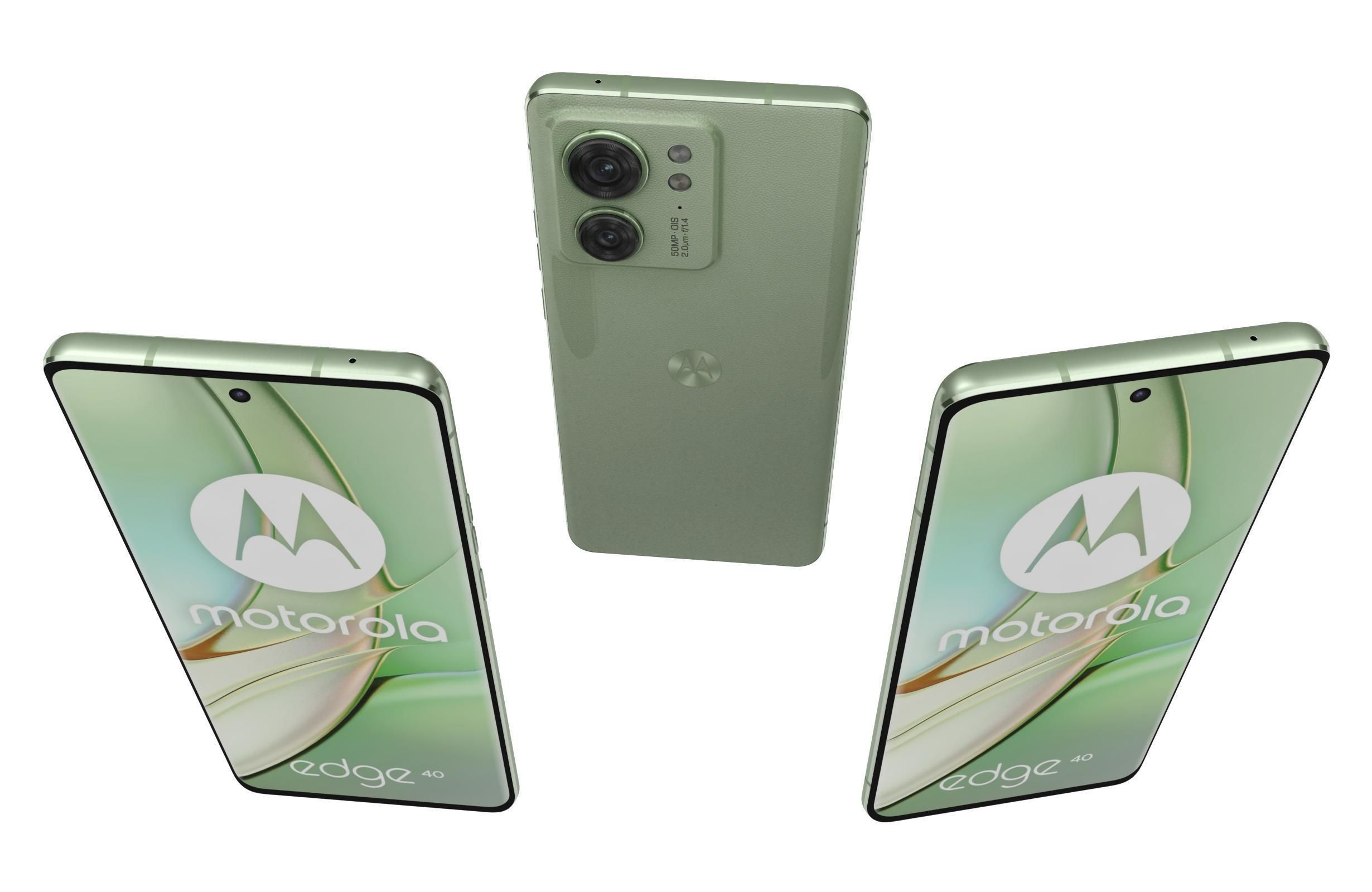 Motorola Edge 40 All Colors Low-poly 3D model_39