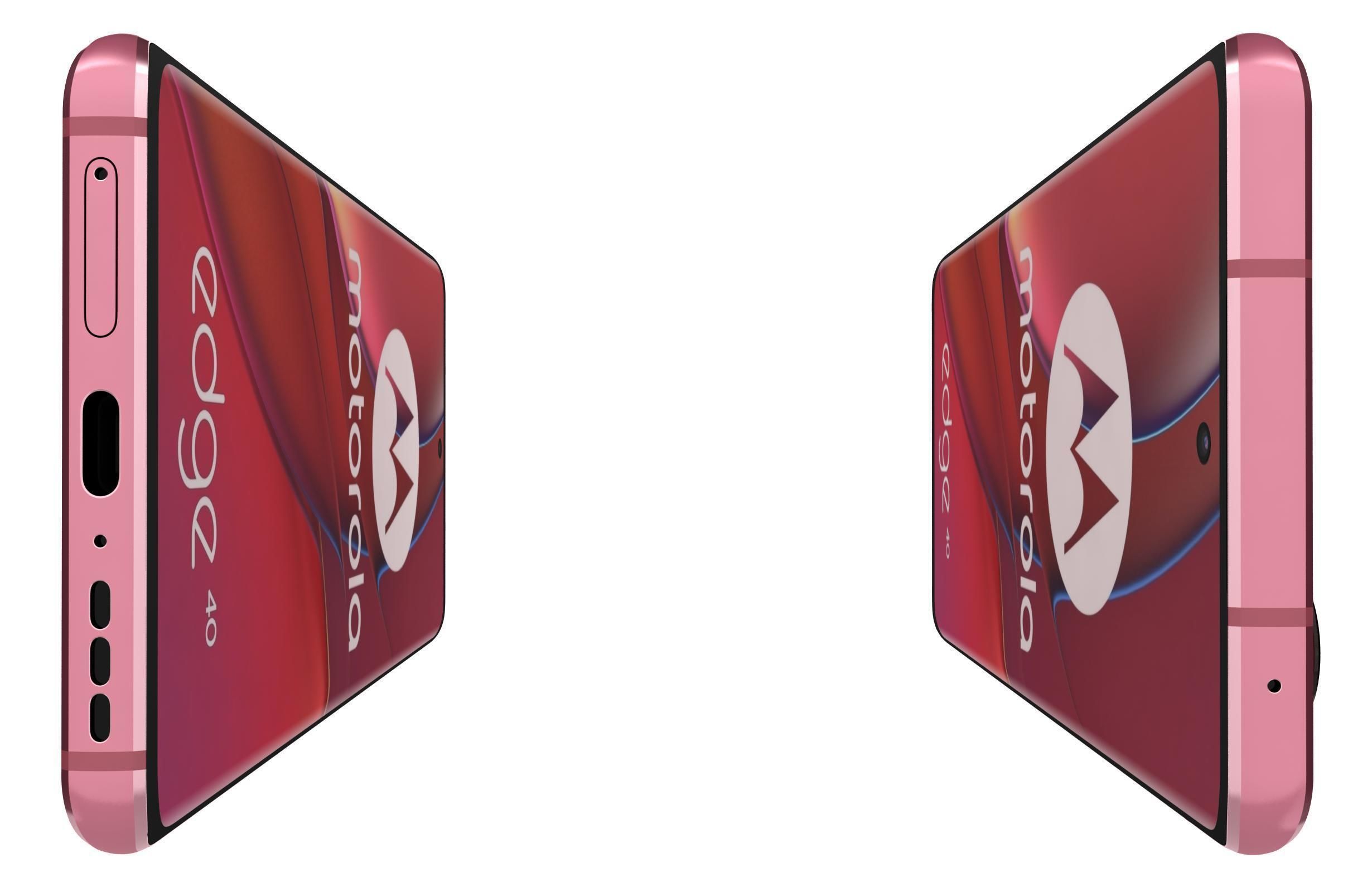 Motorola Edge 40 All Colors Low-poly 3D model_12