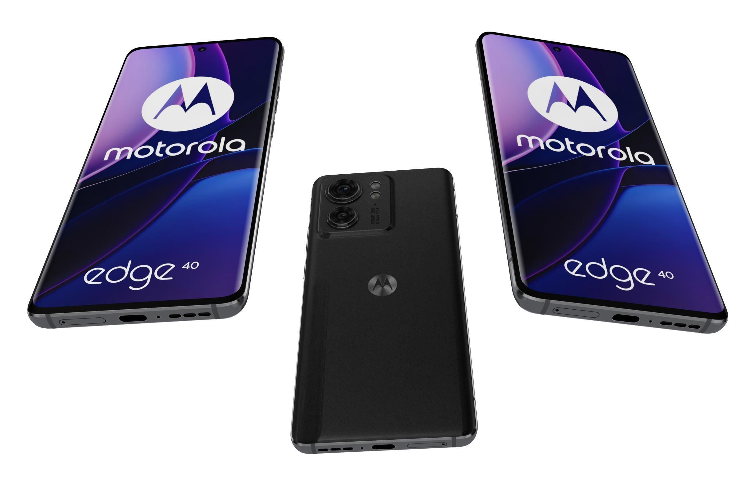 Motorola Edge 40 All Colors Low-poly 3D model_18